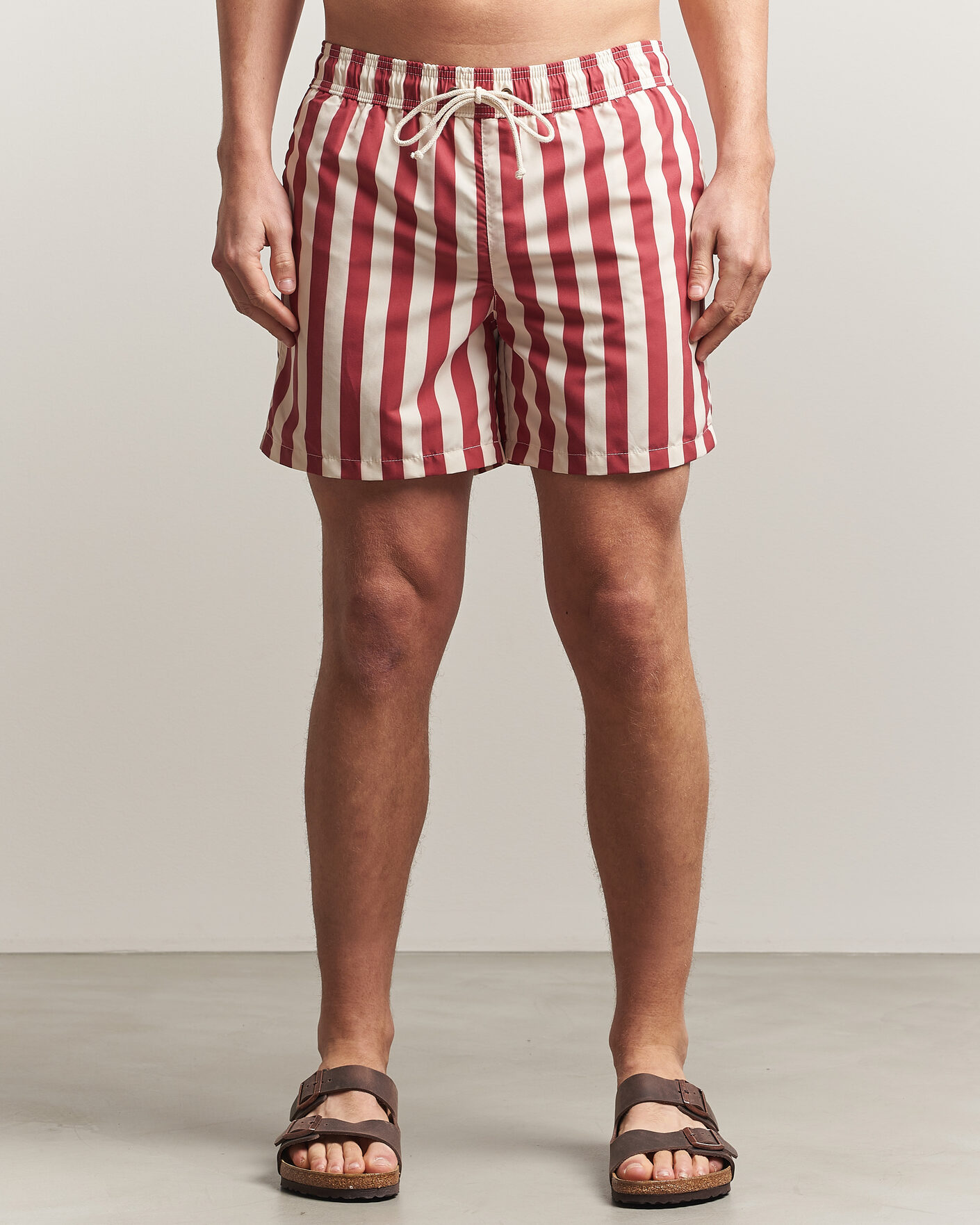 Hombres | Bañadores | Ripa Ripa | Paraggi Striped Swimshorts Red