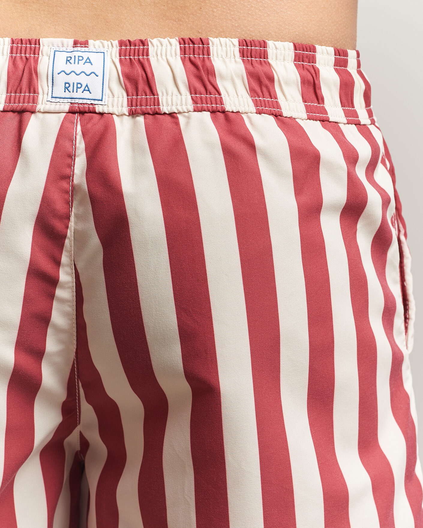 Hombres | Bañadores | Ripa Ripa | Paraggi Striped Swimshorts Red