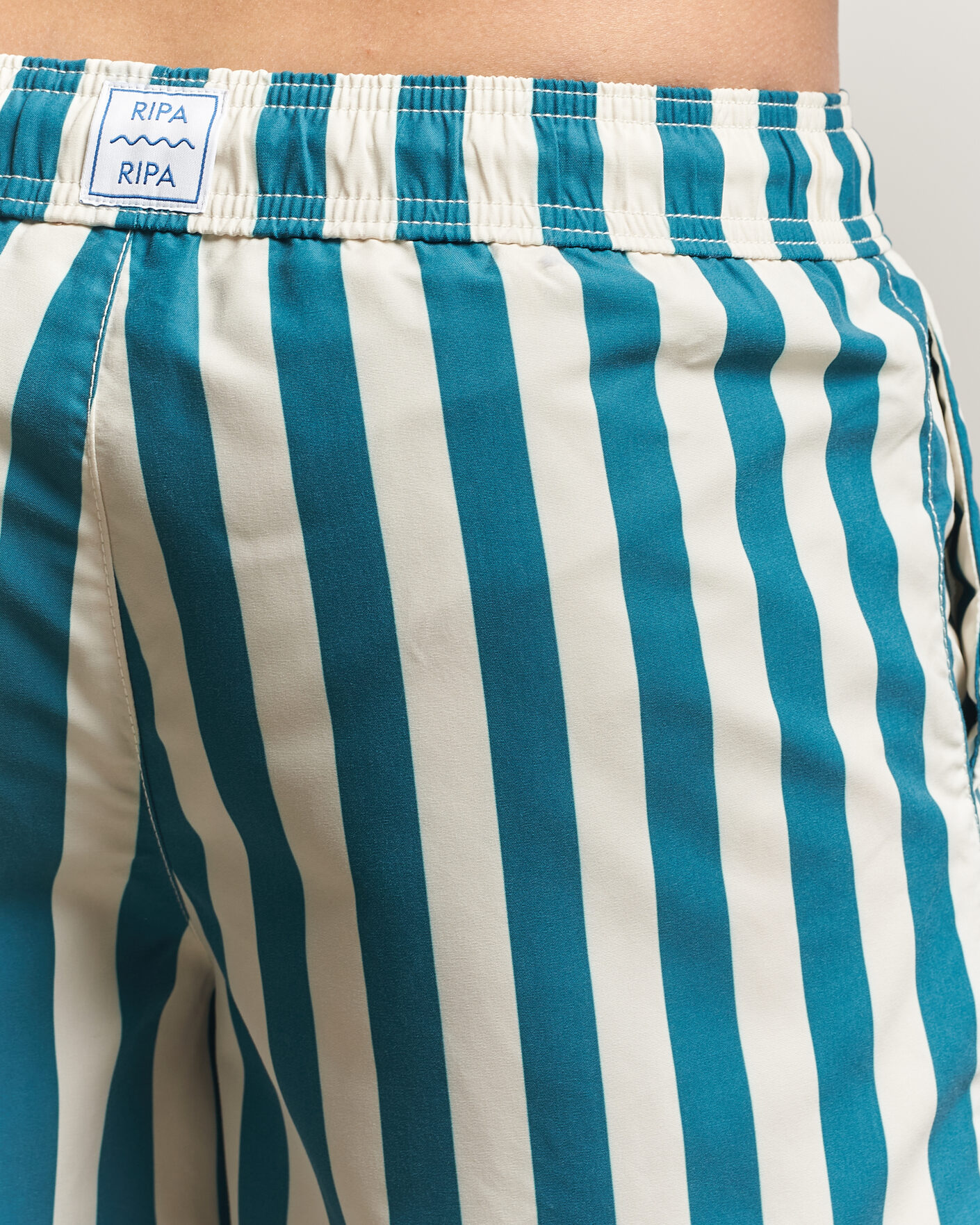 Hombres | Ripa Ripa Paraggi Striped Swimshorts Green | Ripa Ripa | Paraggi Striped Swimshorts Green