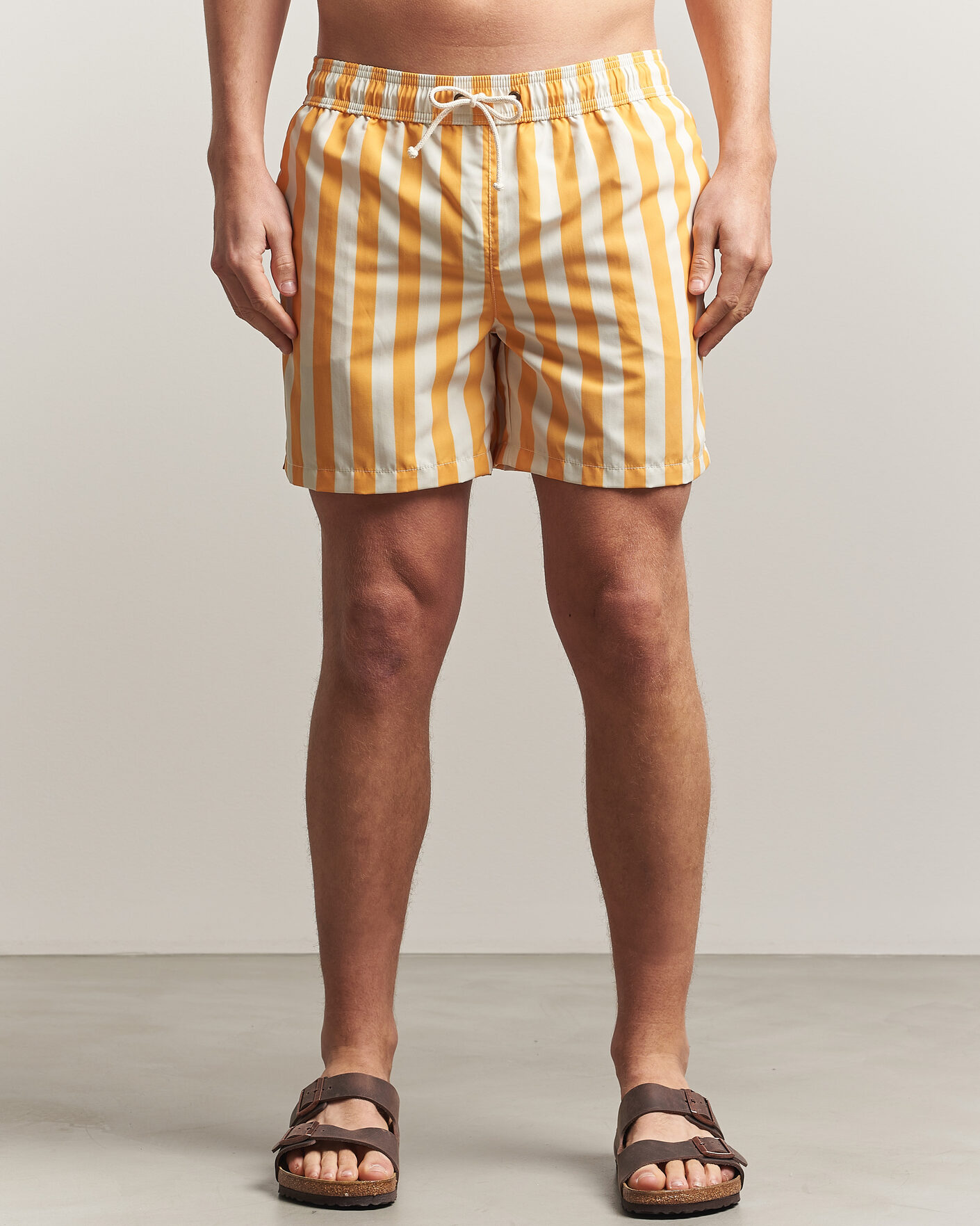 Hombres | Bañadores | Ripa Ripa | Paraggi Striped Swimshorts Yellow