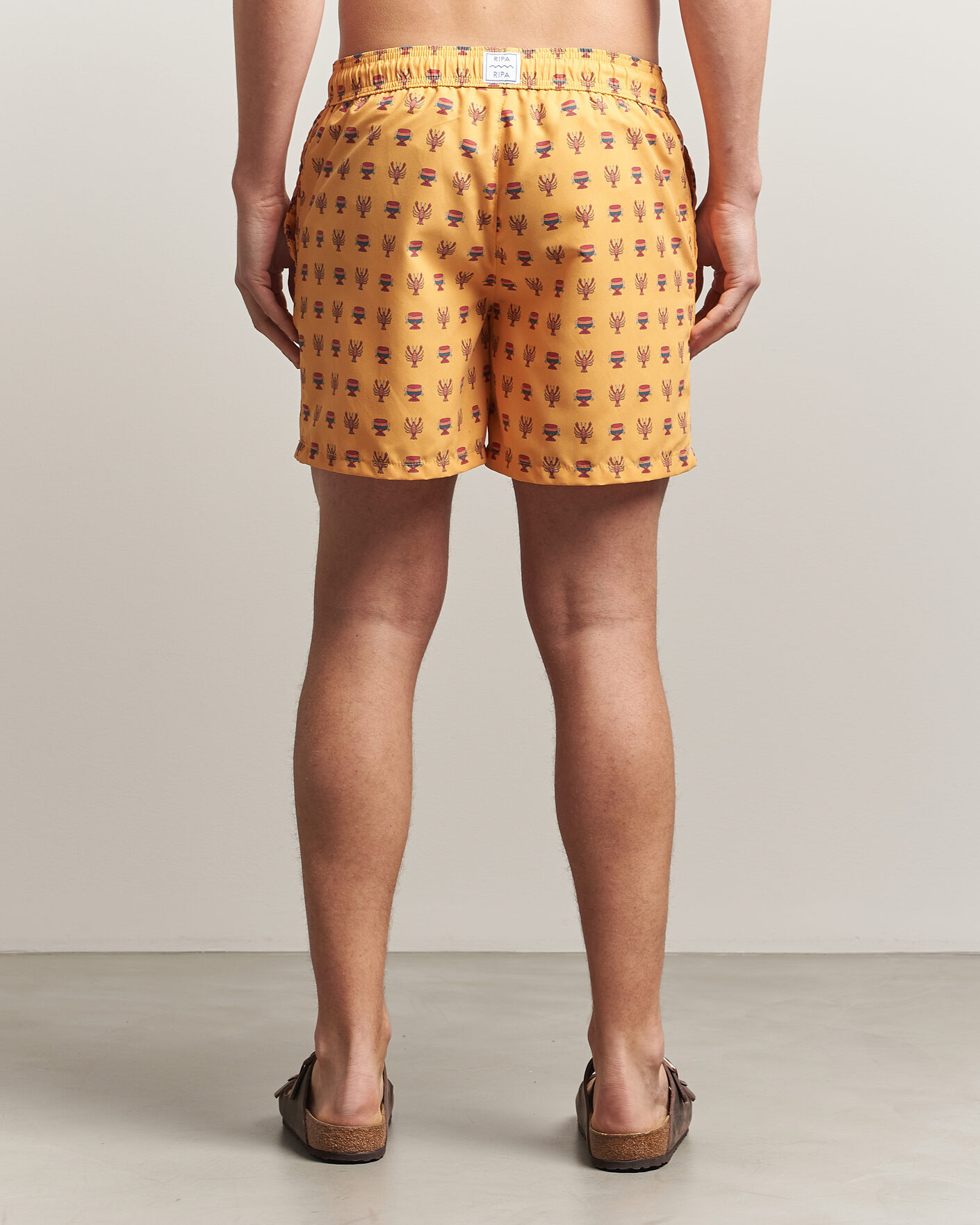 Hombres | Bañadores | Ripa Ripa | Printed Swimshorts Yellow