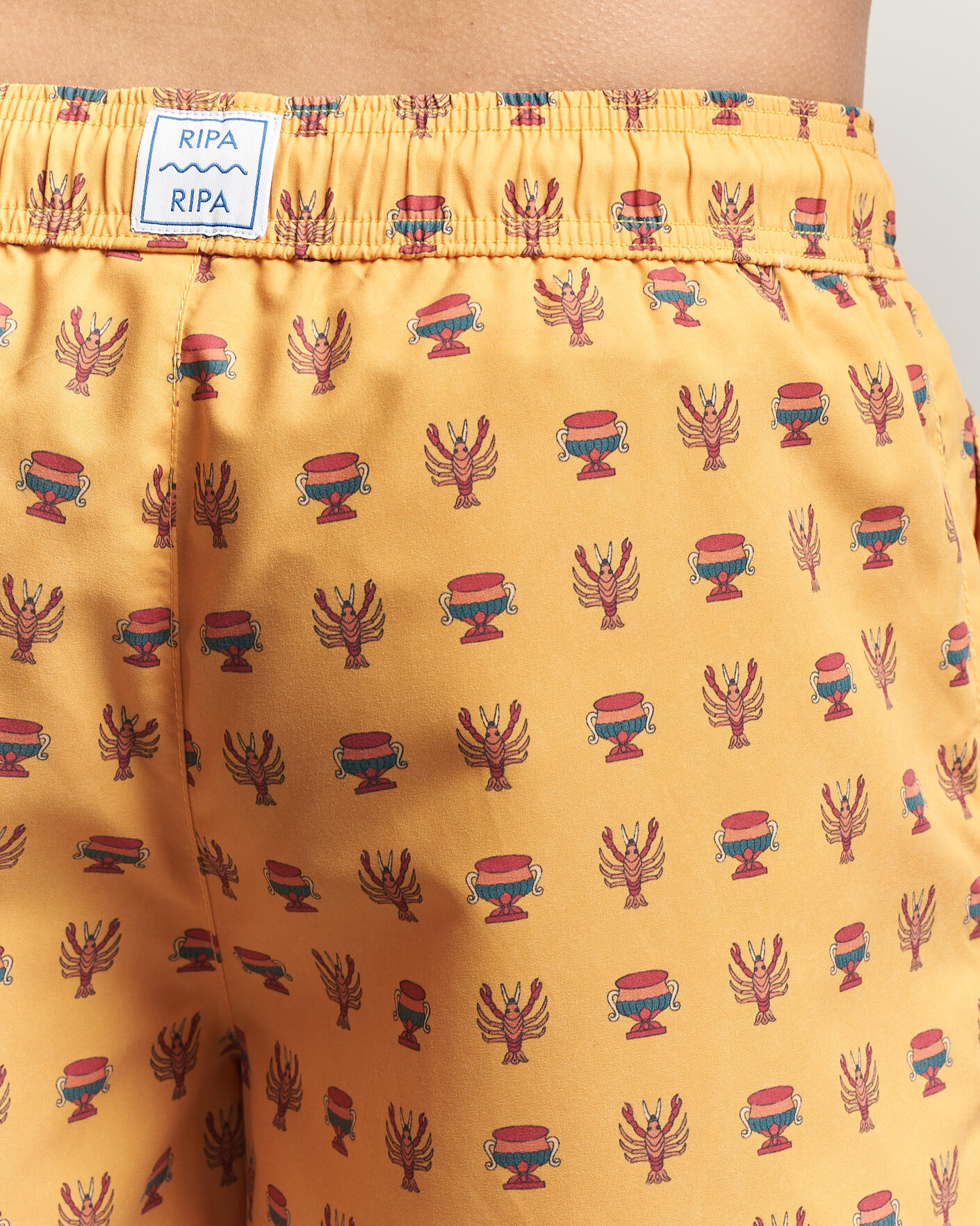 Hombres | Bañadores | Ripa Ripa | Printed Swimshorts Yellow