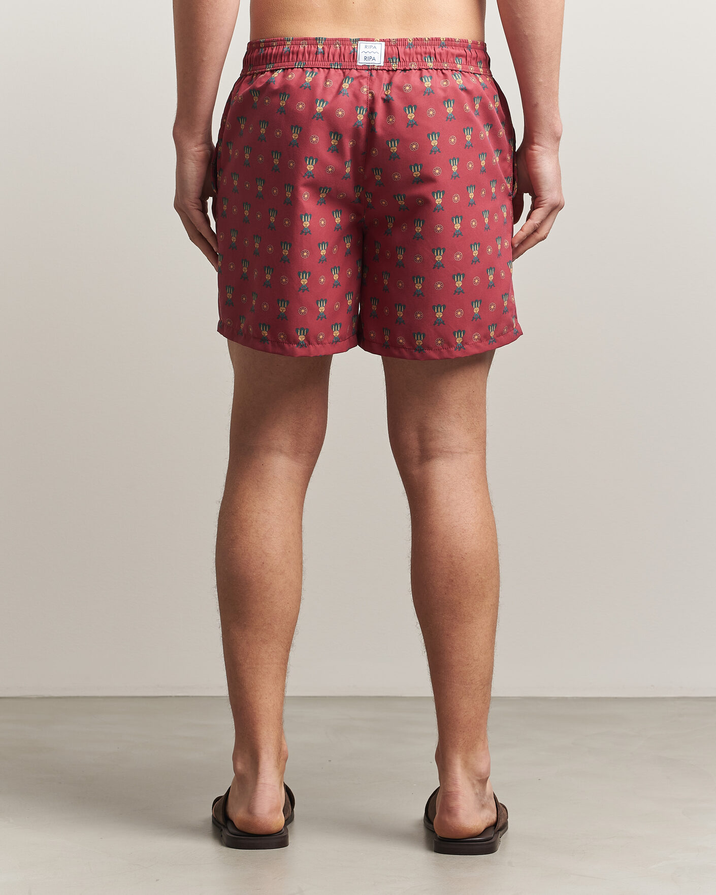 Hombres | Ripa Ripa Printed Swimshorts Red | Ripa Ripa | Printed Swimshorts Red