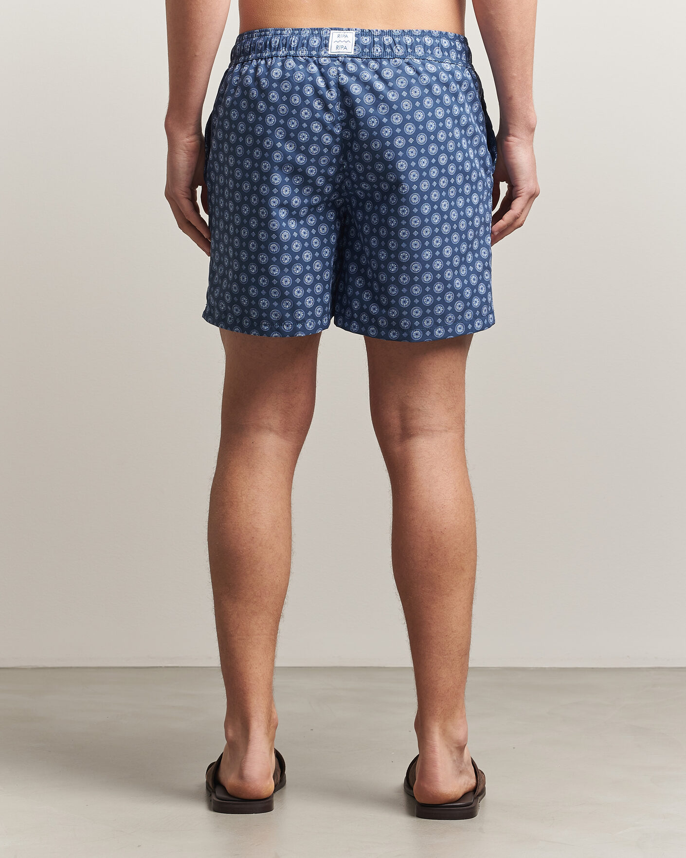 Hombres | Ripa Ripa Printed Swimshorts Dark Blue | Ripa Ripa | Printed Swimshorts Dark Blue