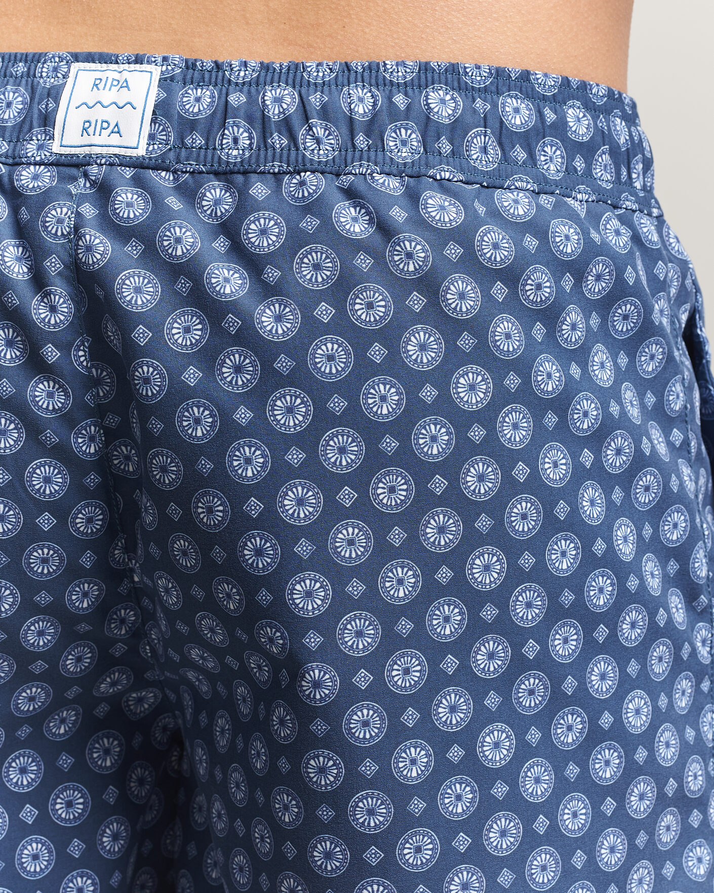 Hombres | Ripa Ripa Printed Swimshorts Dark Blue | Ripa Ripa | Printed Swimshorts Dark Blue
