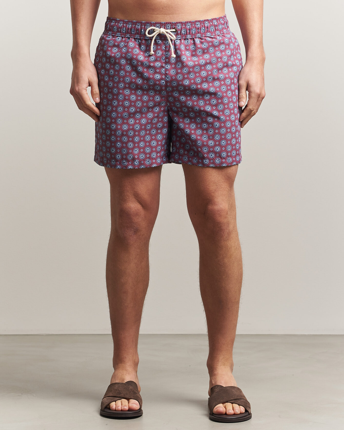 Hombres | Bañadores | Ripa Ripa | Printed Swimshorts Bordeaux