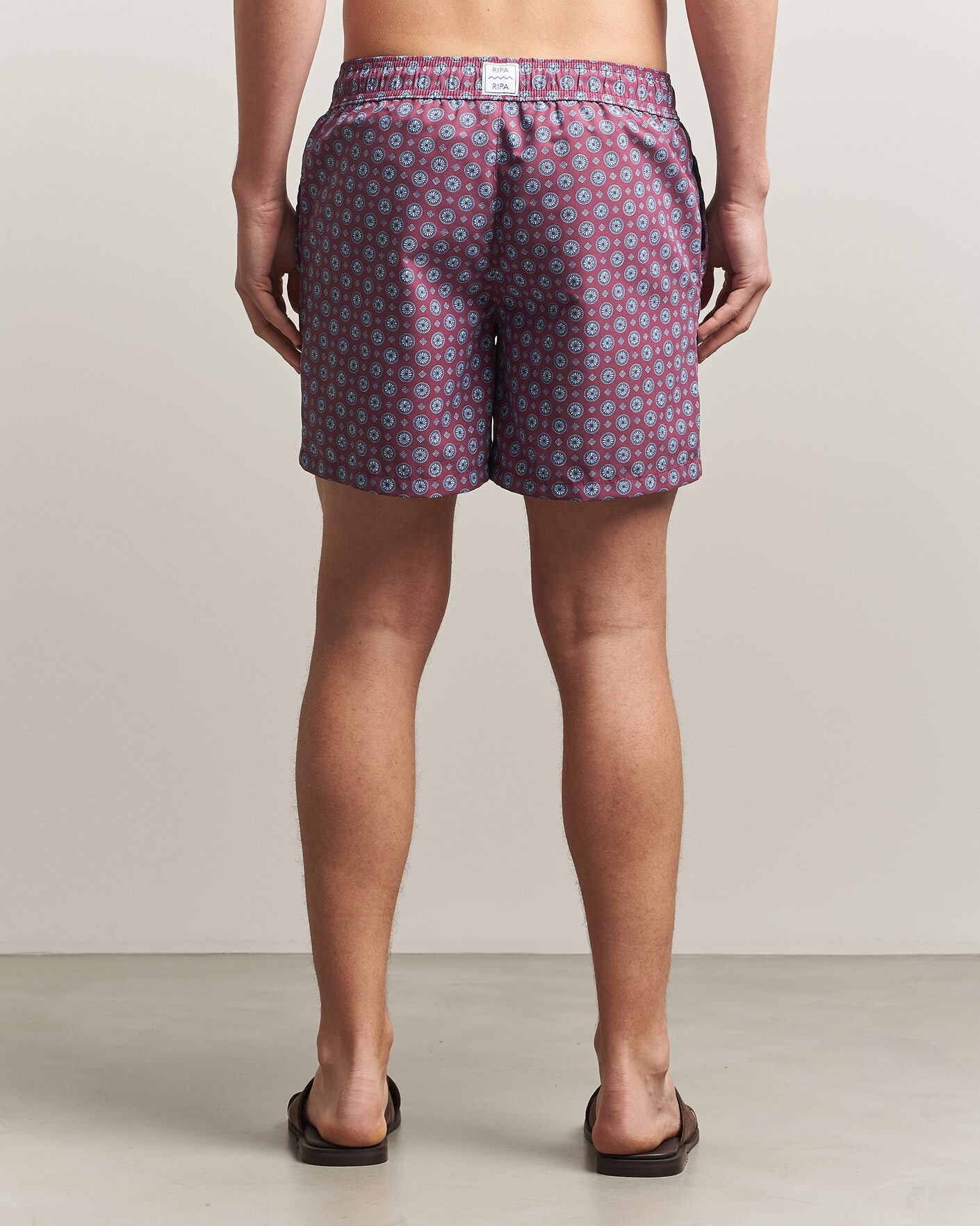 Hombres | Bañadores | Ripa Ripa | Printed Swimshorts Bordeaux