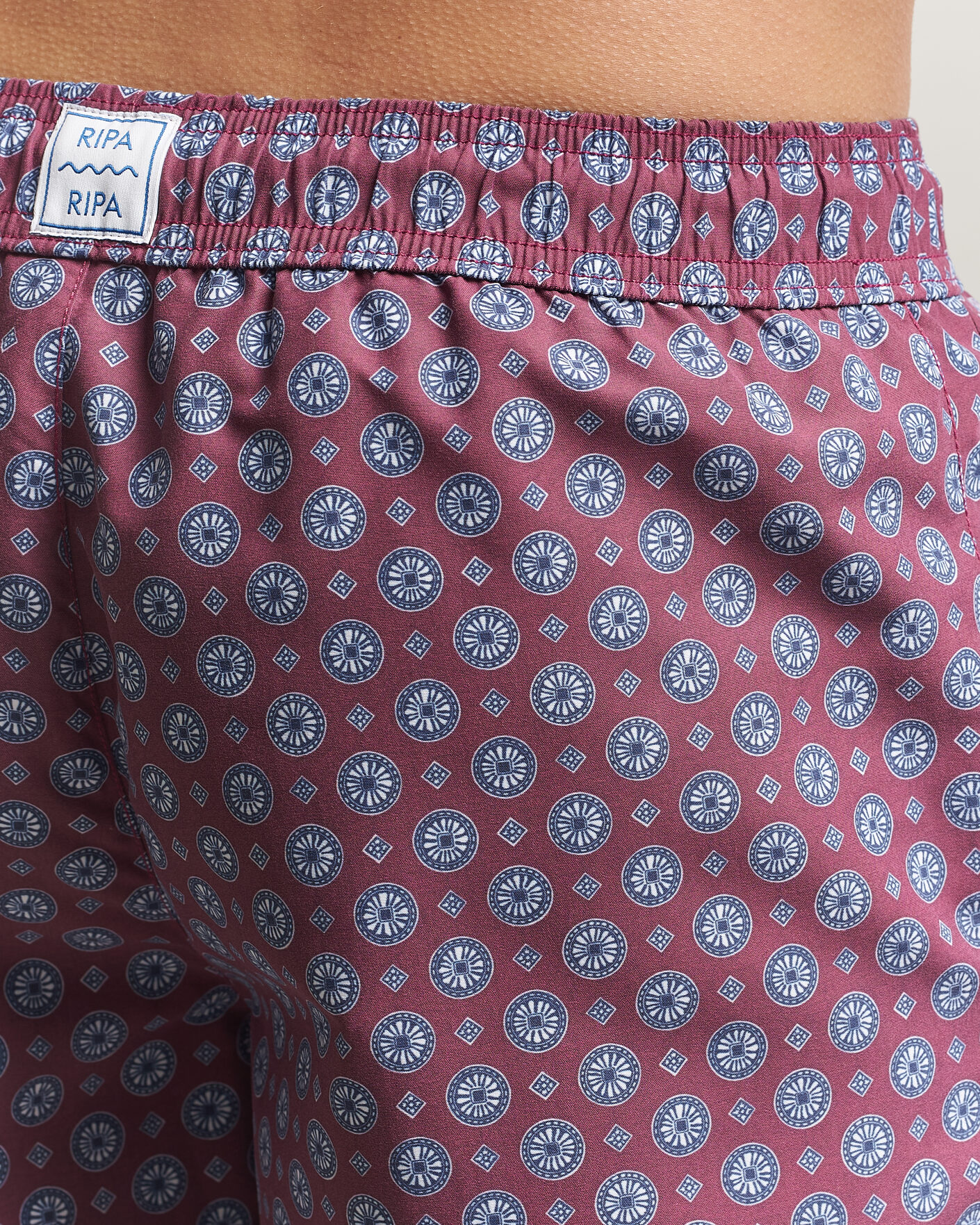 Hombres | Bañadores | Ripa Ripa | Printed Swimshorts Bordeaux