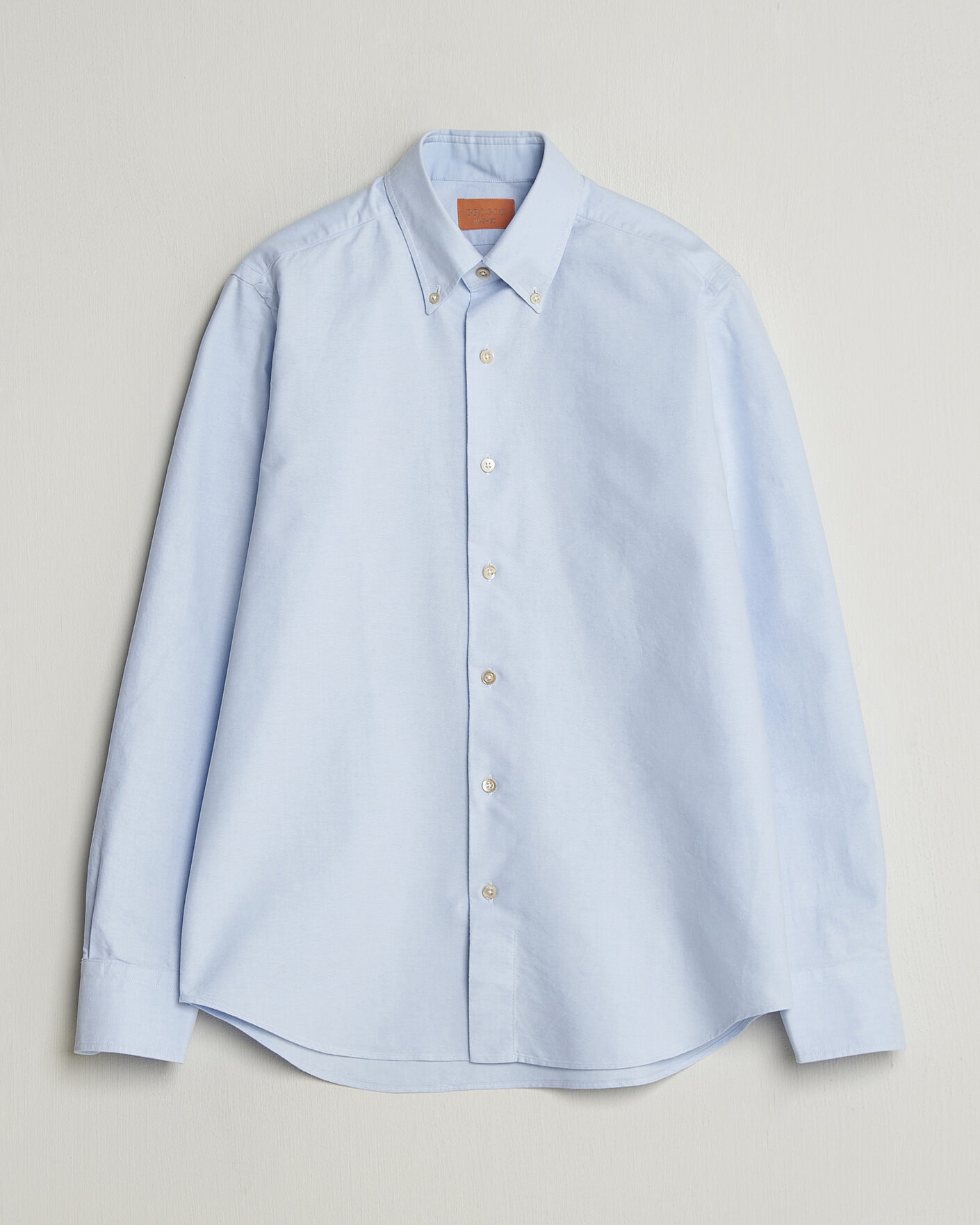 Hombres | Camisas | Grigio | Oxford Button Down Shirt Light Blue