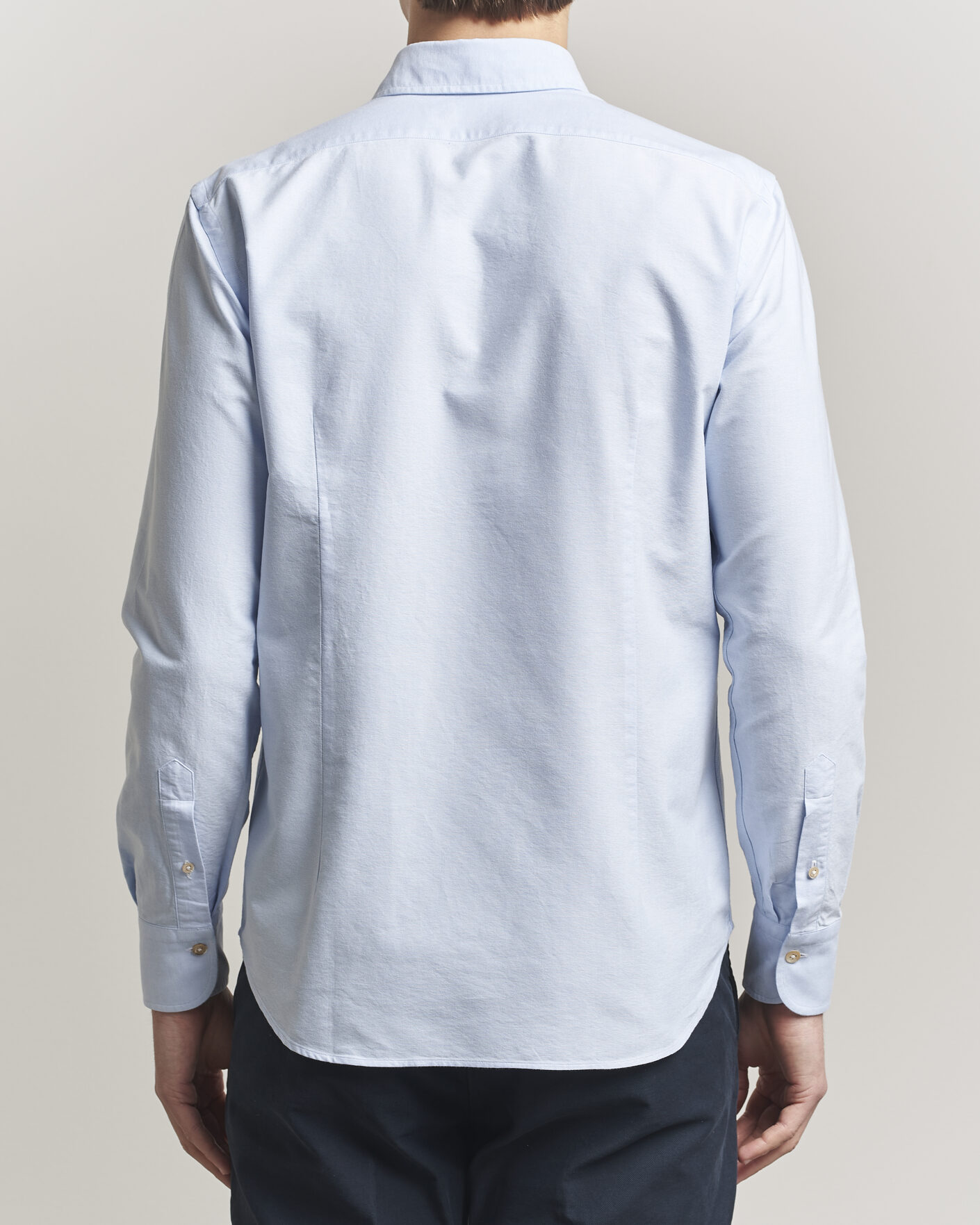 Hombres | Camisas | Grigio | Oxford Button Down Shirt Light Blue