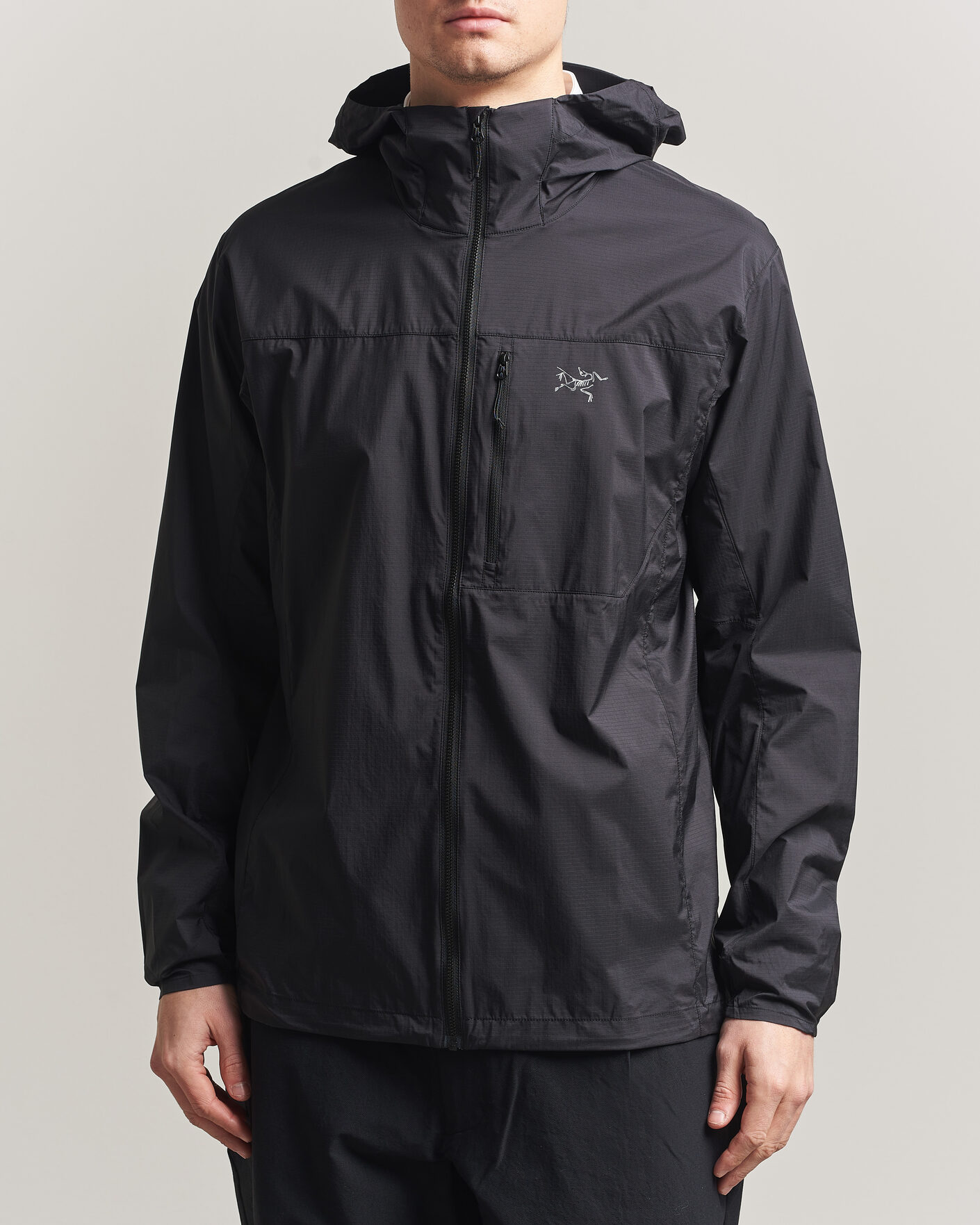 Hombres | Abrigos y chaquetas | Arc'teryx | Squamish Lightweight Hooded Jacket Black
