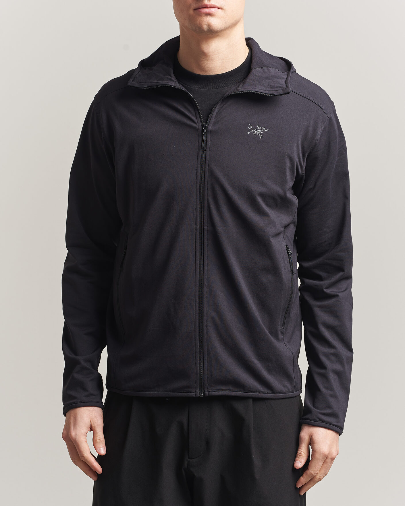 Hombres | Jerséis y prendas de punto | Arc'teryx | Kyanite Lightweight Full Zip Hoodie Black