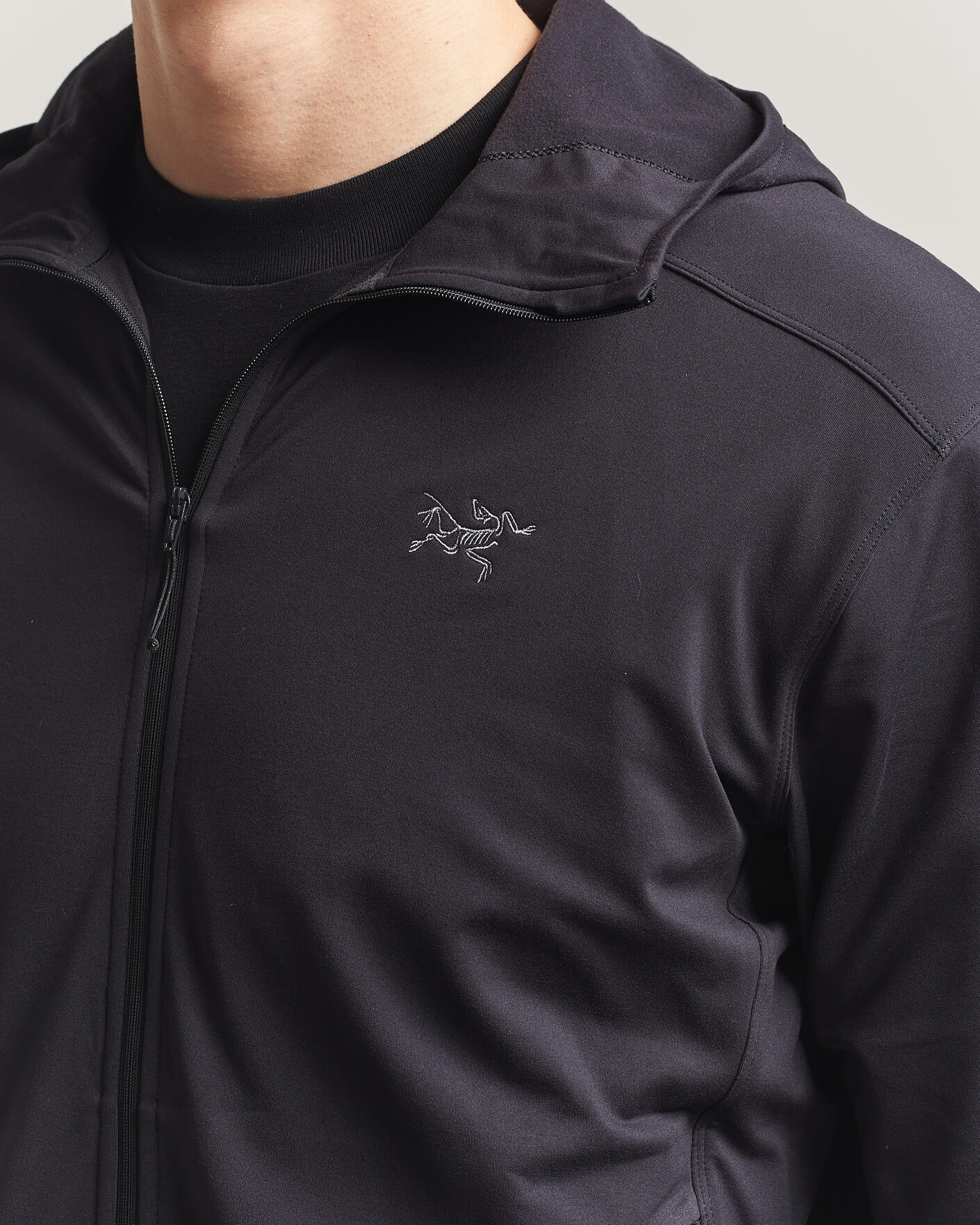 Hombres | Jerséis y prendas de punto | Arc'teryx | Kyanite Lightweight Full Zip Hoodie Black