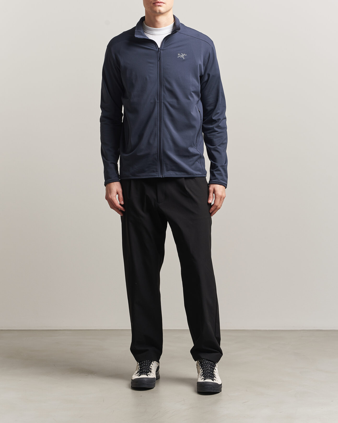 Hombres | Jerséis y prendas de punto | Arc'teryx | Kyanite Lightweight Full Zip Black Sapphire