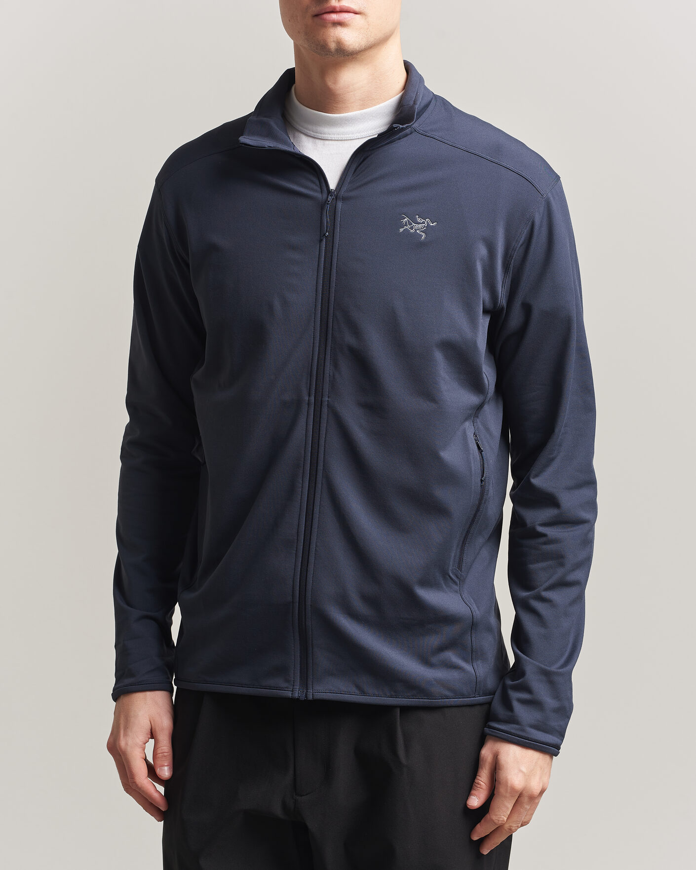 Hombres | Jerséis y prendas de punto | Arc'teryx | Kyanite Lightweight Full Zip Black Sapphire