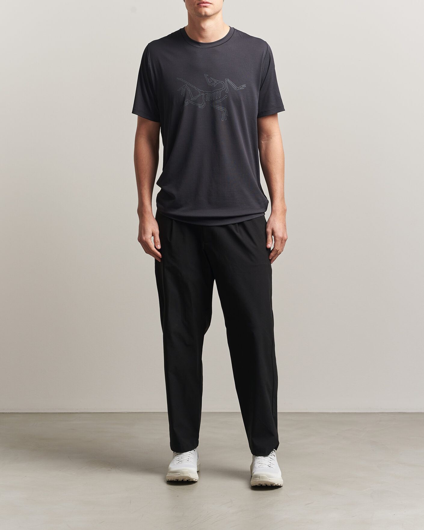 Hombres | Camisetas | Arc'teryx | Cormac Bird Logo Crew Neck T-Shirt Black