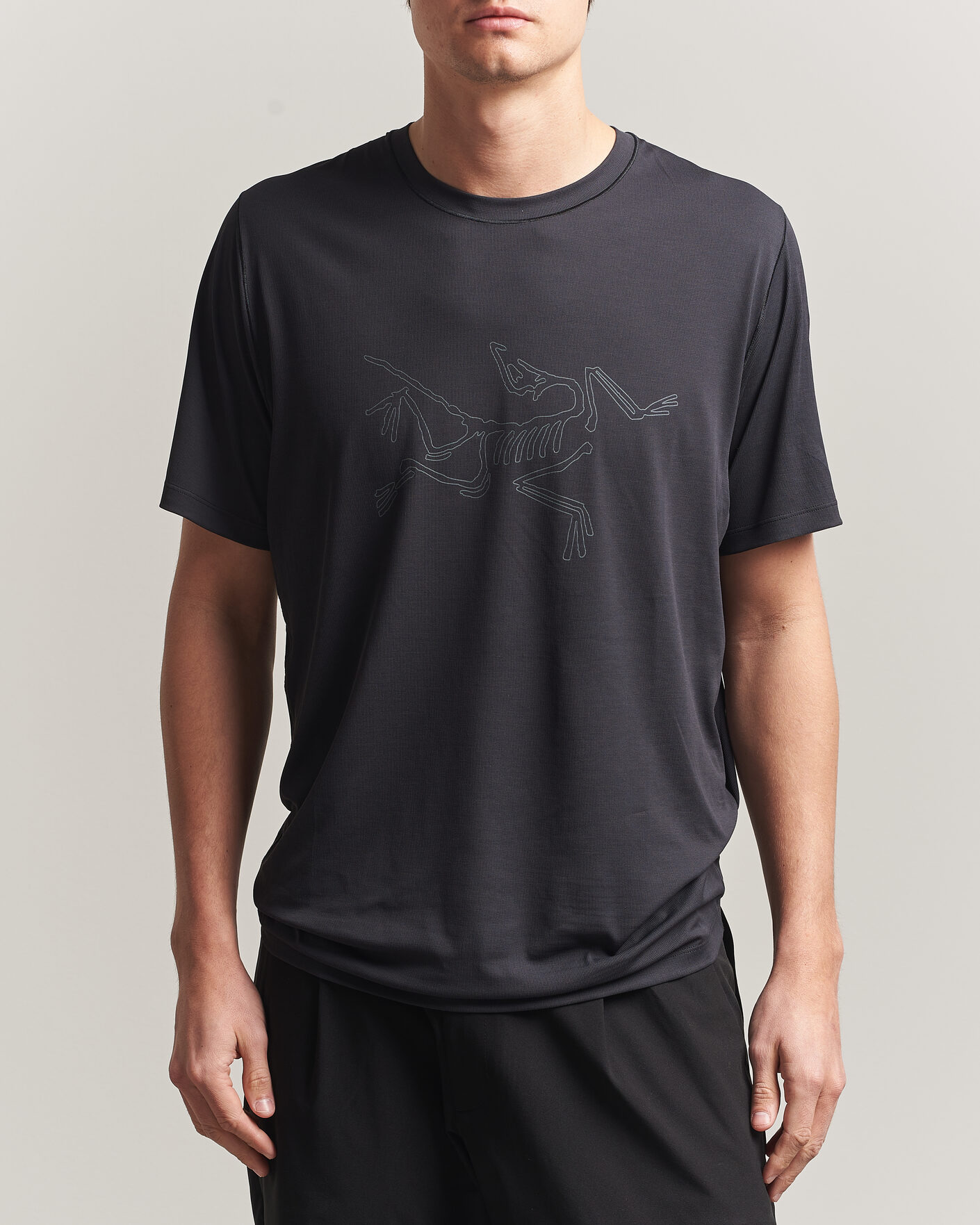 Hombres | Camisetas | Arc'teryx | Cormac Bird Logo Crew Neck T-Shirt Black