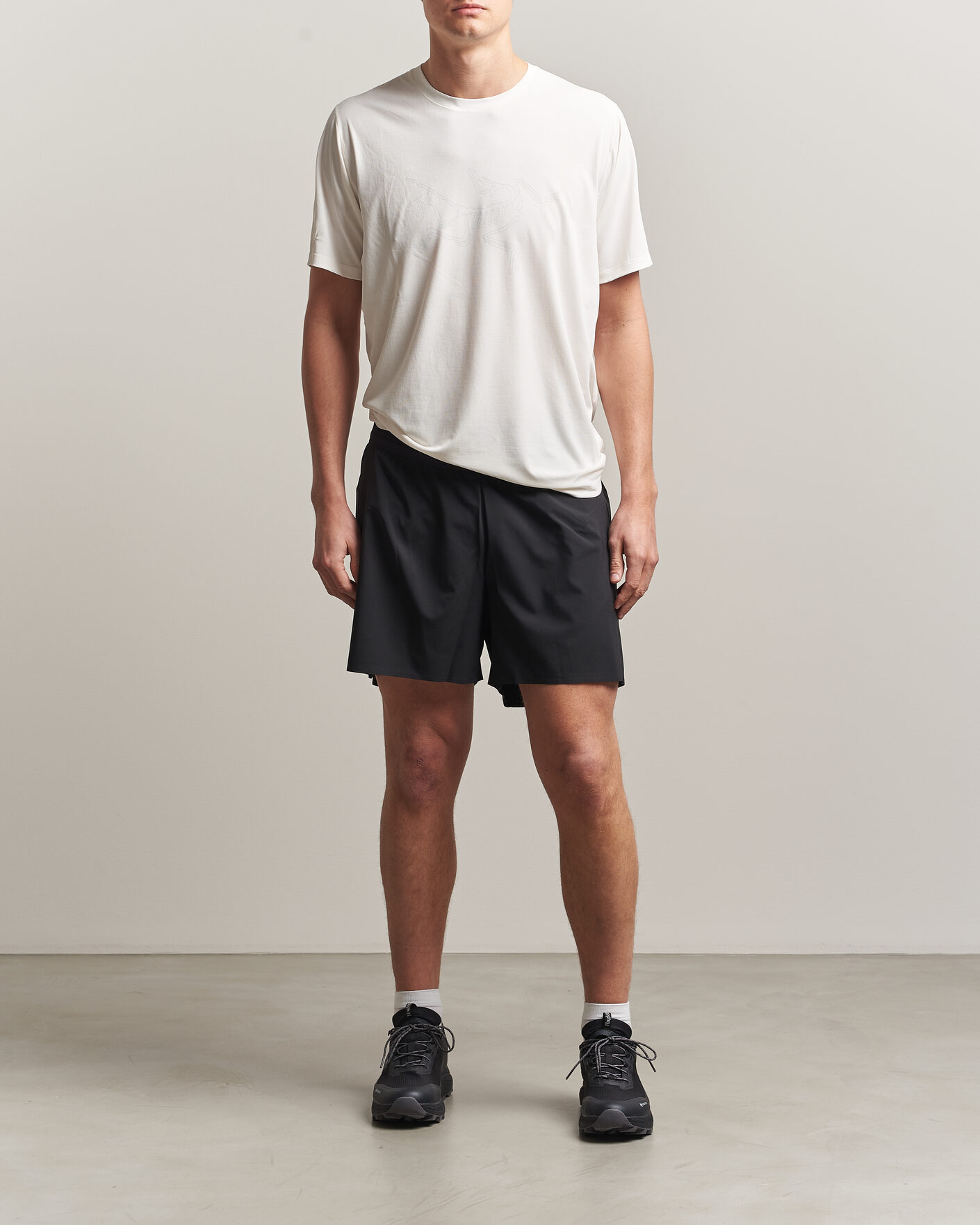 Hombres | Camisetas | Arc'teryx | Cormac Bird Logo Crew Neck T-Shirt Arctic Silk