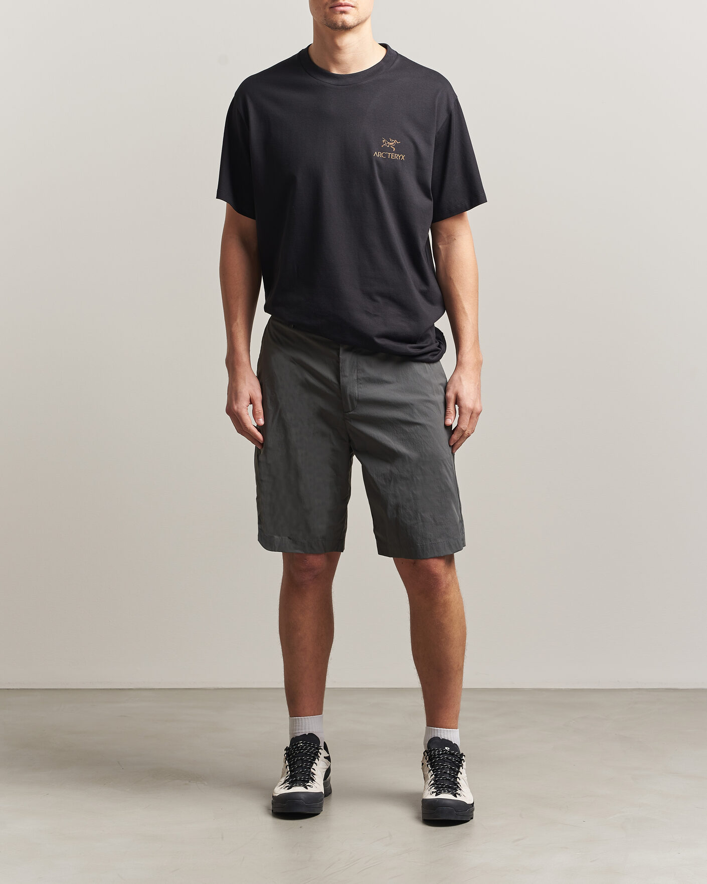 Hombres | Camisetas | Arc'teryx | Kragg Cotton Bird Word T-Shirt Black
