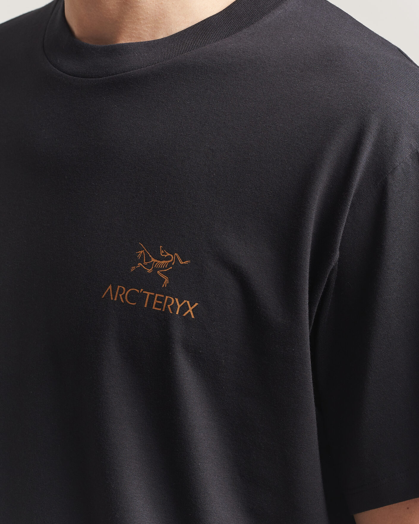 Hombres | Camisetas | Arc'teryx | Kragg Cotton Bird Word T-Shirt Black