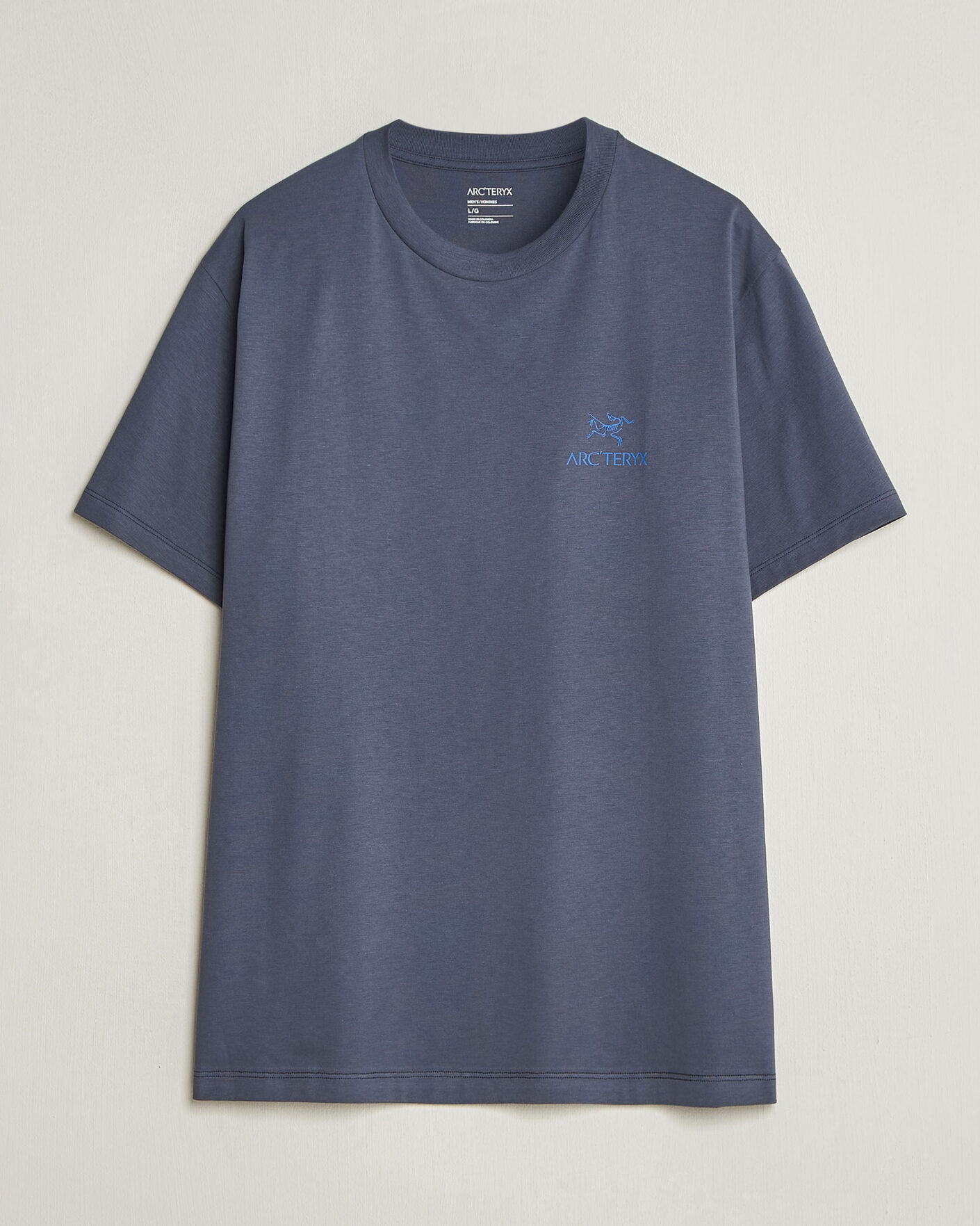 Hombres | Camisetas | Arc'teryx | Kragg Cotton Bird Word T-Shirt Dark Stratus