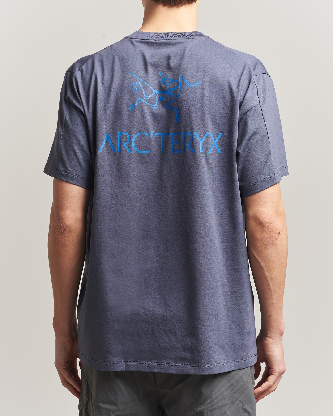 Hombres | Camisetas | Arc'teryx | Kragg Cotton Bird Word T-Shirt Dark Stratus