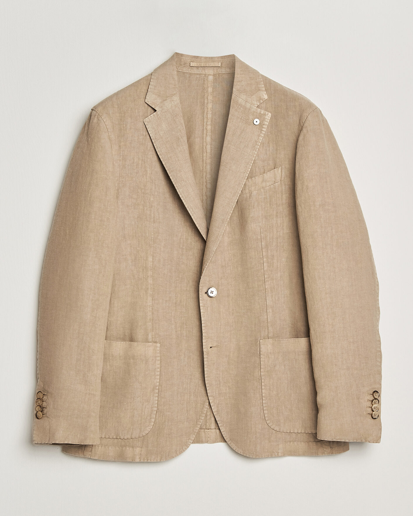 Hombres | Blazers | L.B.M. 1911 | Jack Regular Fit Linen Blazer Taupe