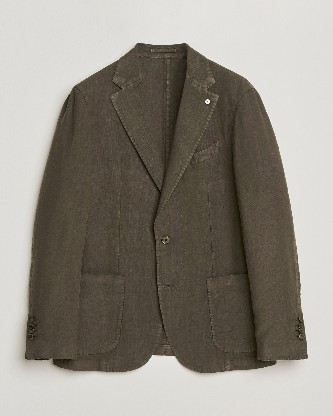 Hombres | Blazers | L.B.M. 1911 | Jack Regular Fit Linen Blazer Brown