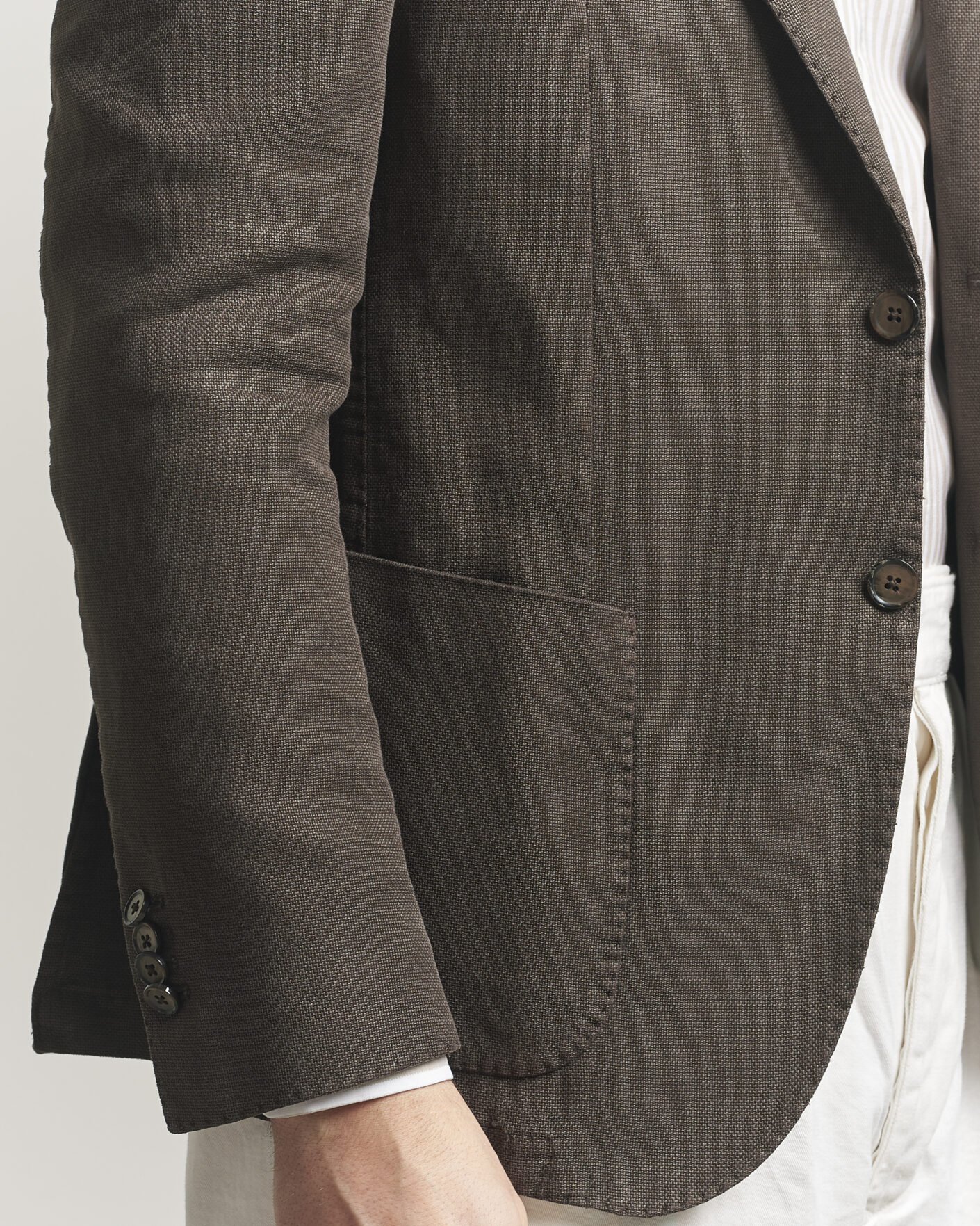 Hombres | Blazers | L.B.M. 1911 | Jack Regular Fit Structured Cotton Blazer Brown