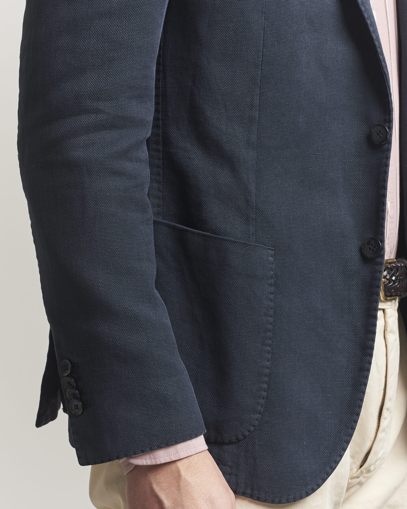 Hombres | Blazers | L.B.M. 1911 | Jack Regular Fit Structured Cotton Blazer Navy