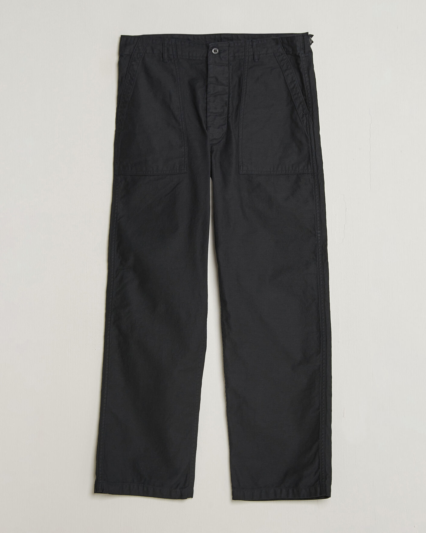 Hombres | Pantalones | orSlow | Regular Fit Original Sateen Fatigue Pants Black
