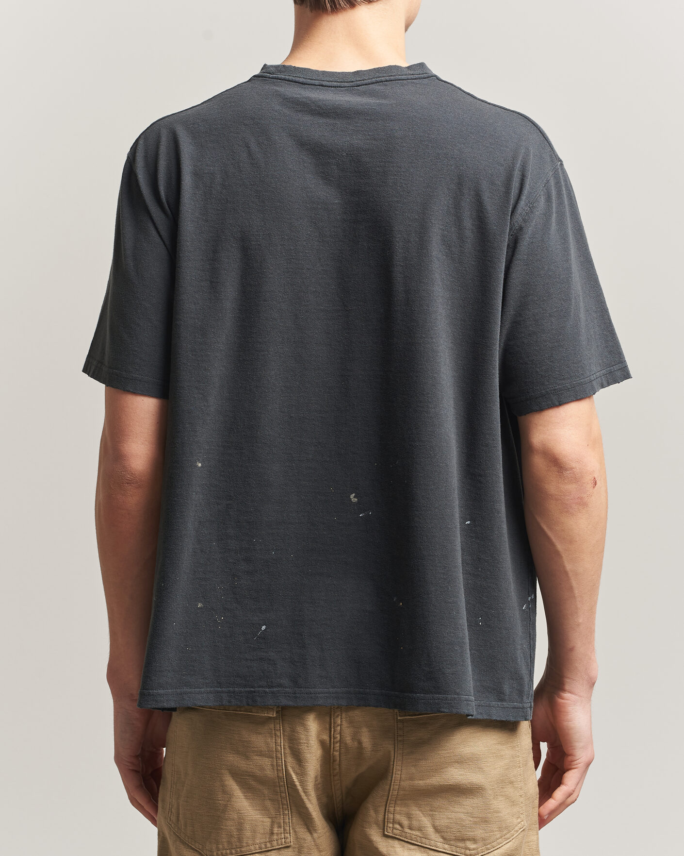 Hombres | Camisetas | orSlow | Vintage Hawaiian Print T-Shirt Black