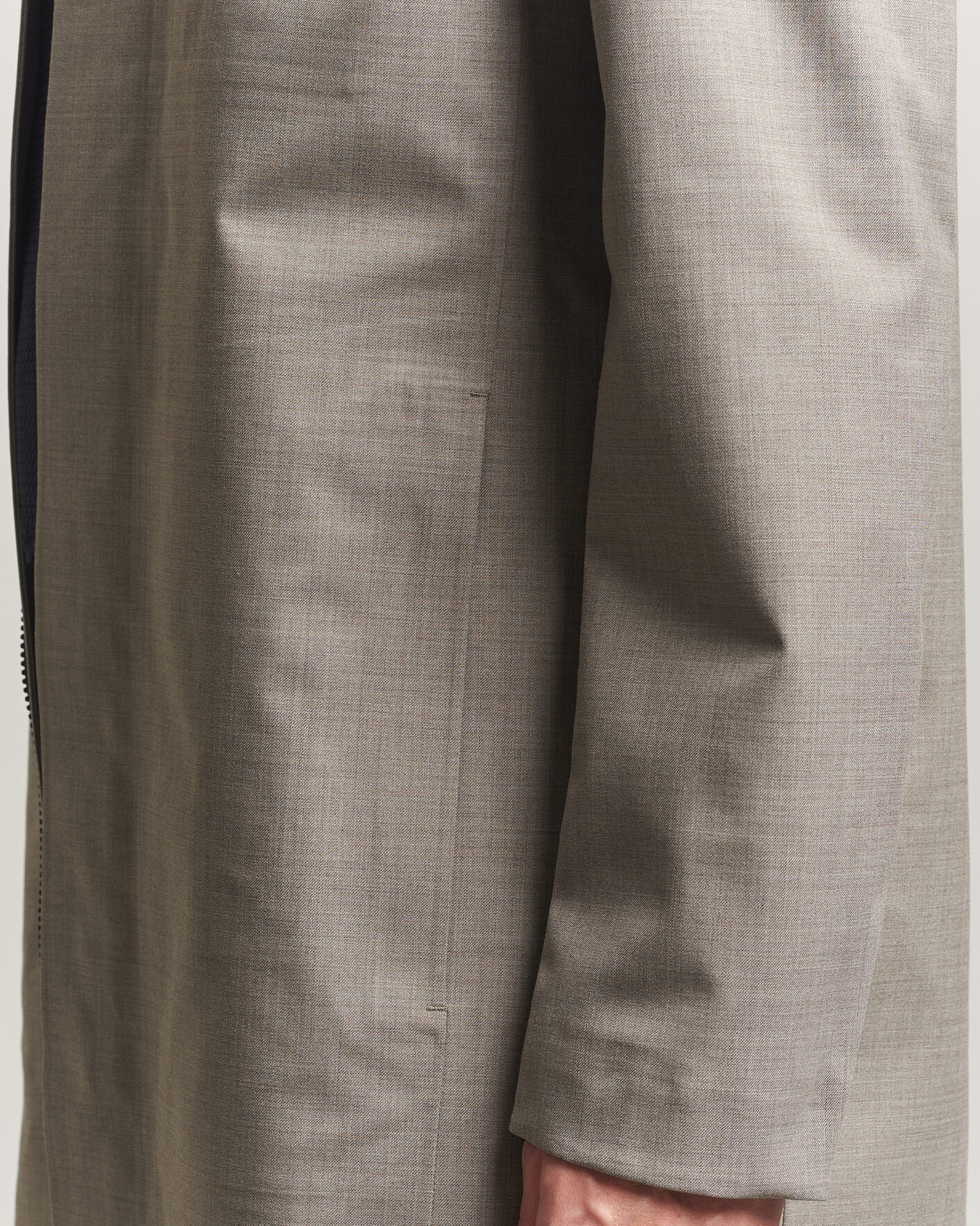 Hombres | Abrigos y chaquetas | UBR | Sky Fall Savile Wool Waterproof Coat Sand