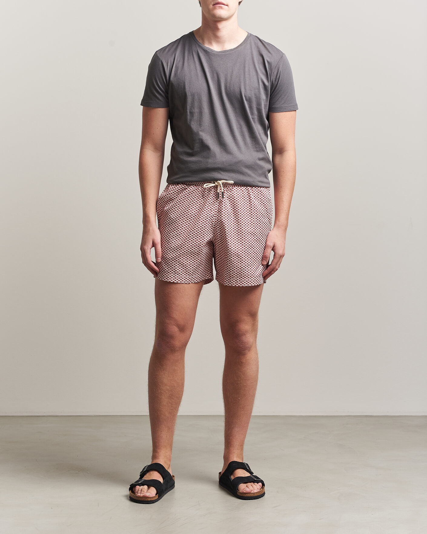 Hombres | Bañadores | Orlebar Brown | Boxer Modula Drawstring Swim Shorts Vermillion