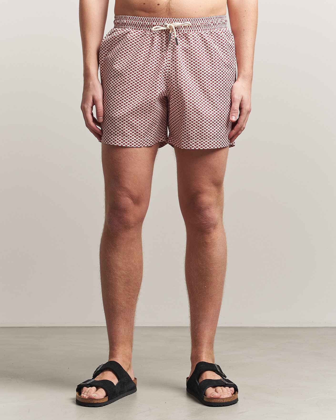 Hombres | Bañadores | Orlebar Brown | Boxer Modula Drawstring Swim Shorts Vermillion