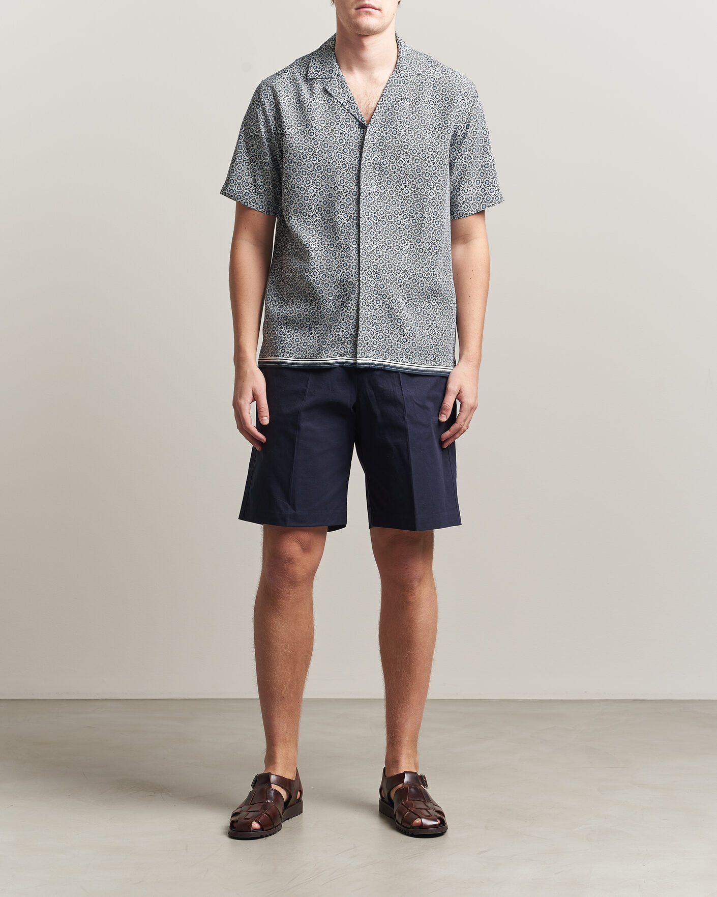 Hombres | Camisas | Orlebar Brown | Maitan Lyocel Petola Shirts Night Iris