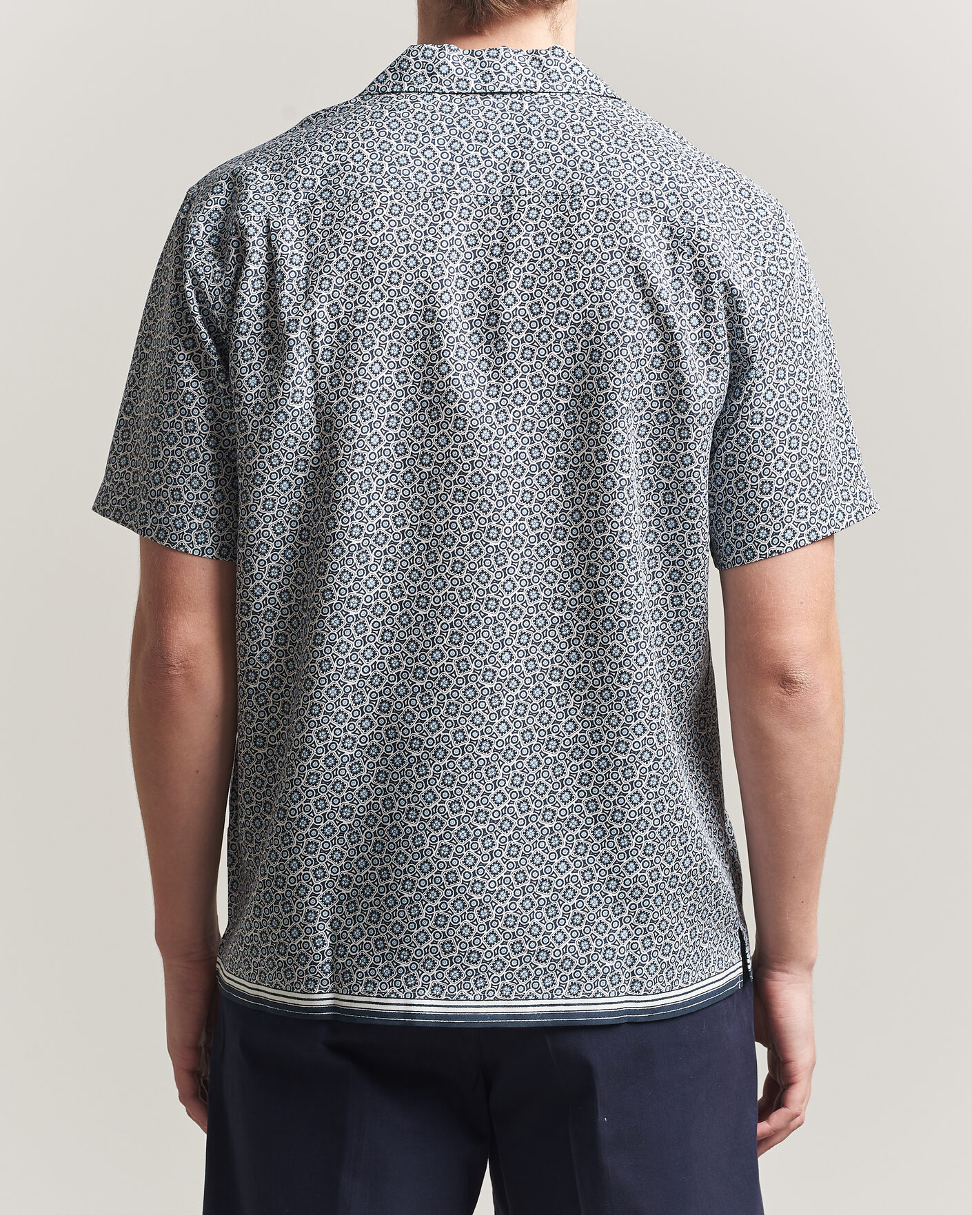 Hombres | Camisas | Orlebar Brown | Maitan Lyocel Petola Shirts Night Iris