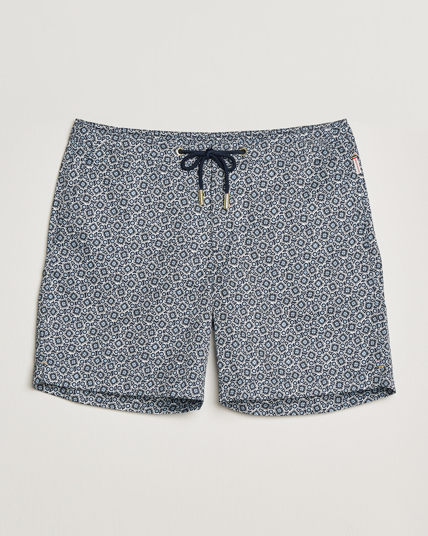 Hombres | Bañadores | Orlebar Brown | Bulldog Drawcord Petola Swim Shorts Night Iris
