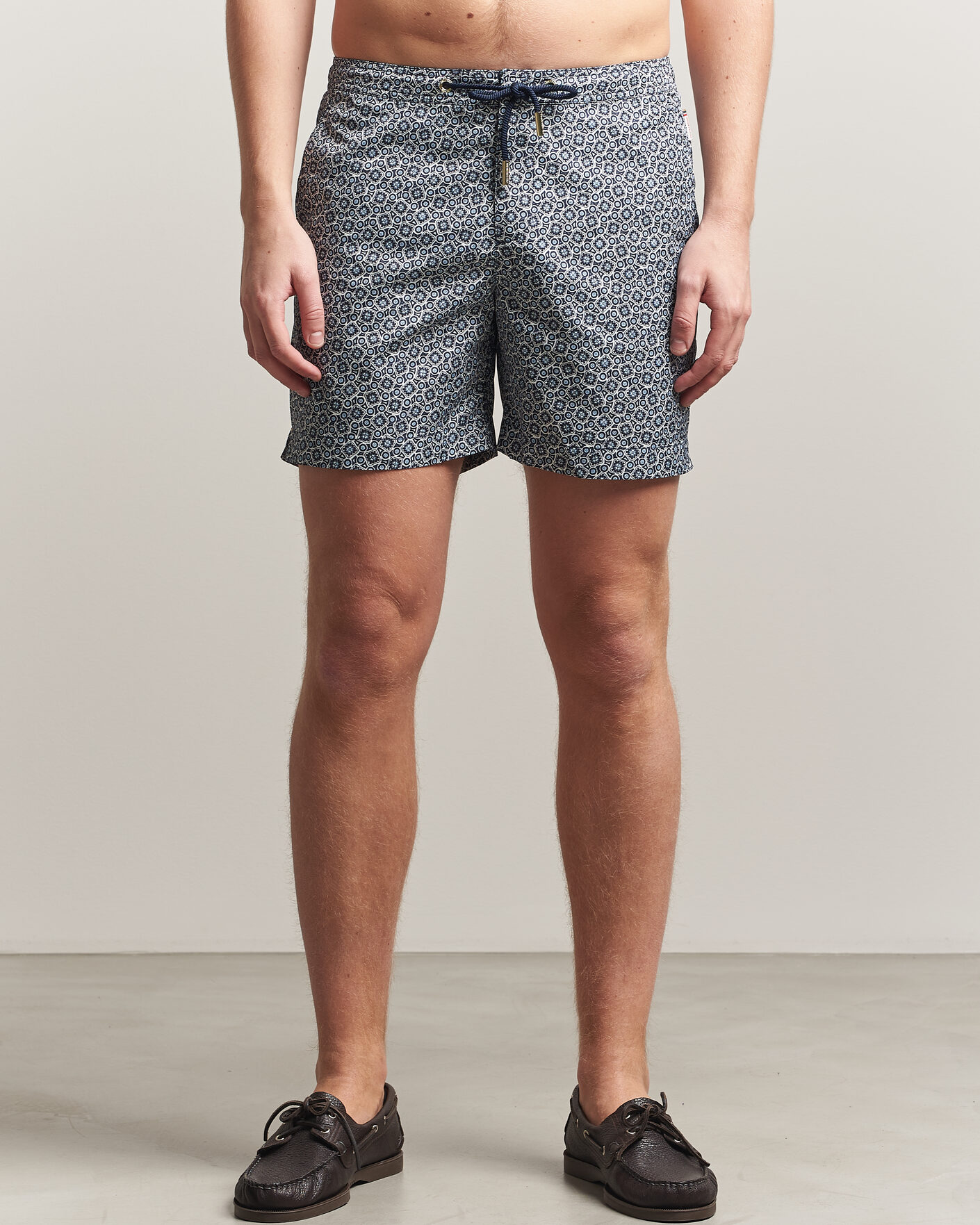 Hombres | Bañadores | Orlebar Brown | Bulldog Drawcord Petola Swim Shorts Night Iris