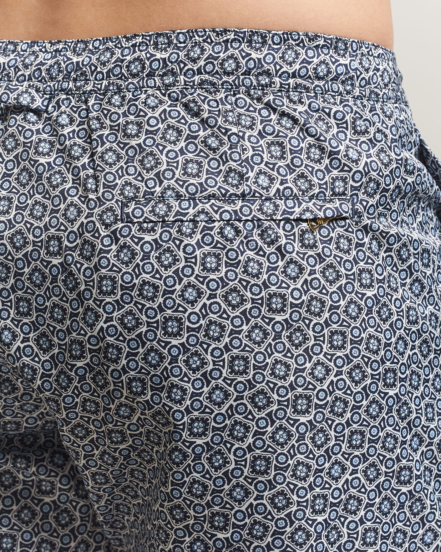 Hombres | Bañadores | Orlebar Brown | Bulldog Drawcord Petola Swim Shorts Night Iris