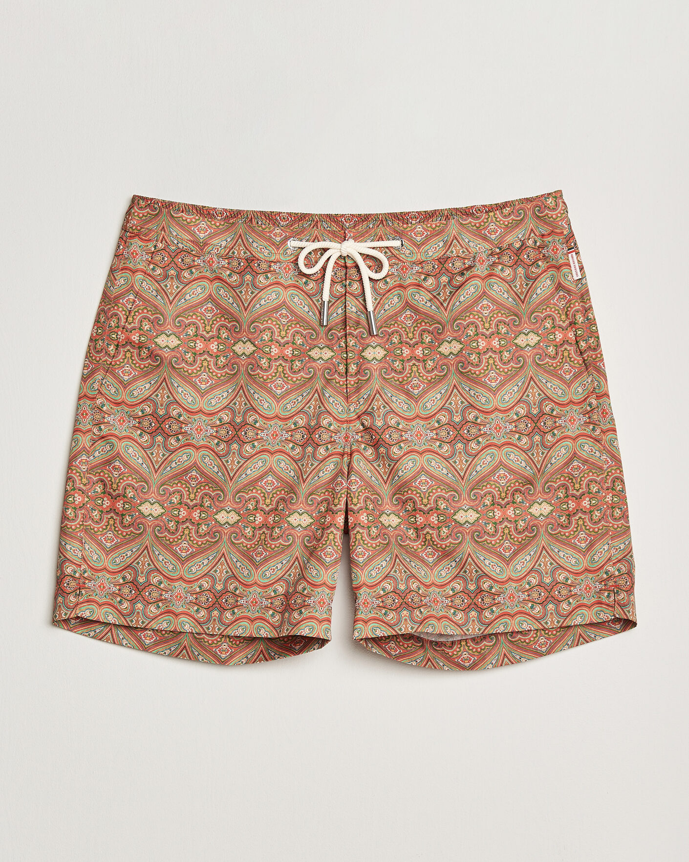 Hombres | Bañadores | Orlebar Brown | Bulldog Drawcord Carnival Swim Shorts Vermillion