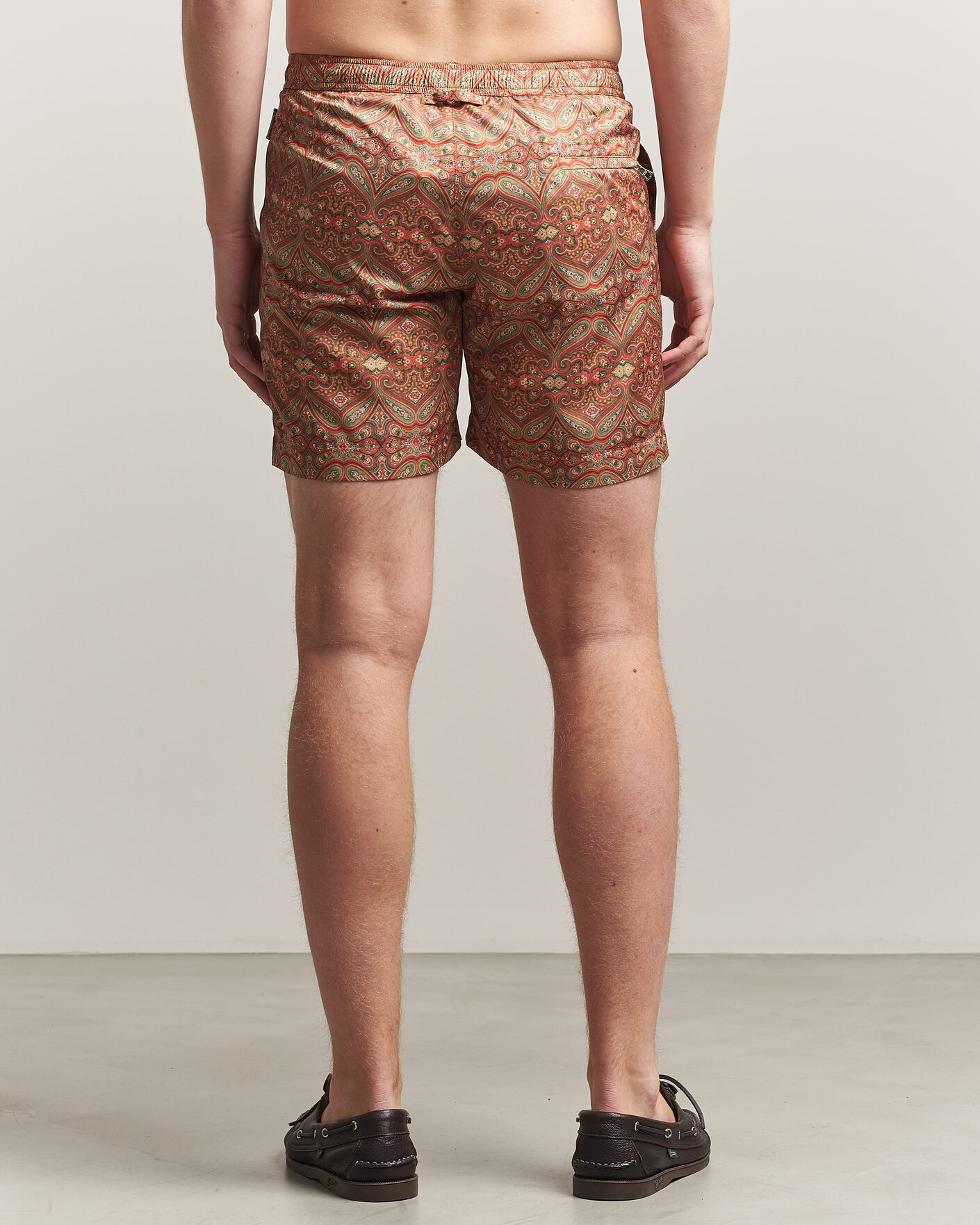 Hombres | Bañadores | Orlebar Brown | Bulldog Drawcord Carnival Swim Shorts Vermillion