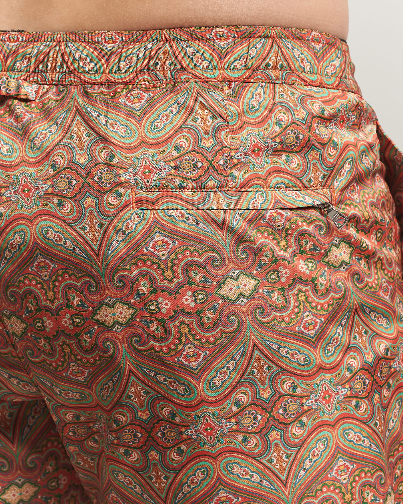 Hombres | Bañadores | Orlebar Brown | Bulldog Drawcord Carnival Swim Shorts Vermillion