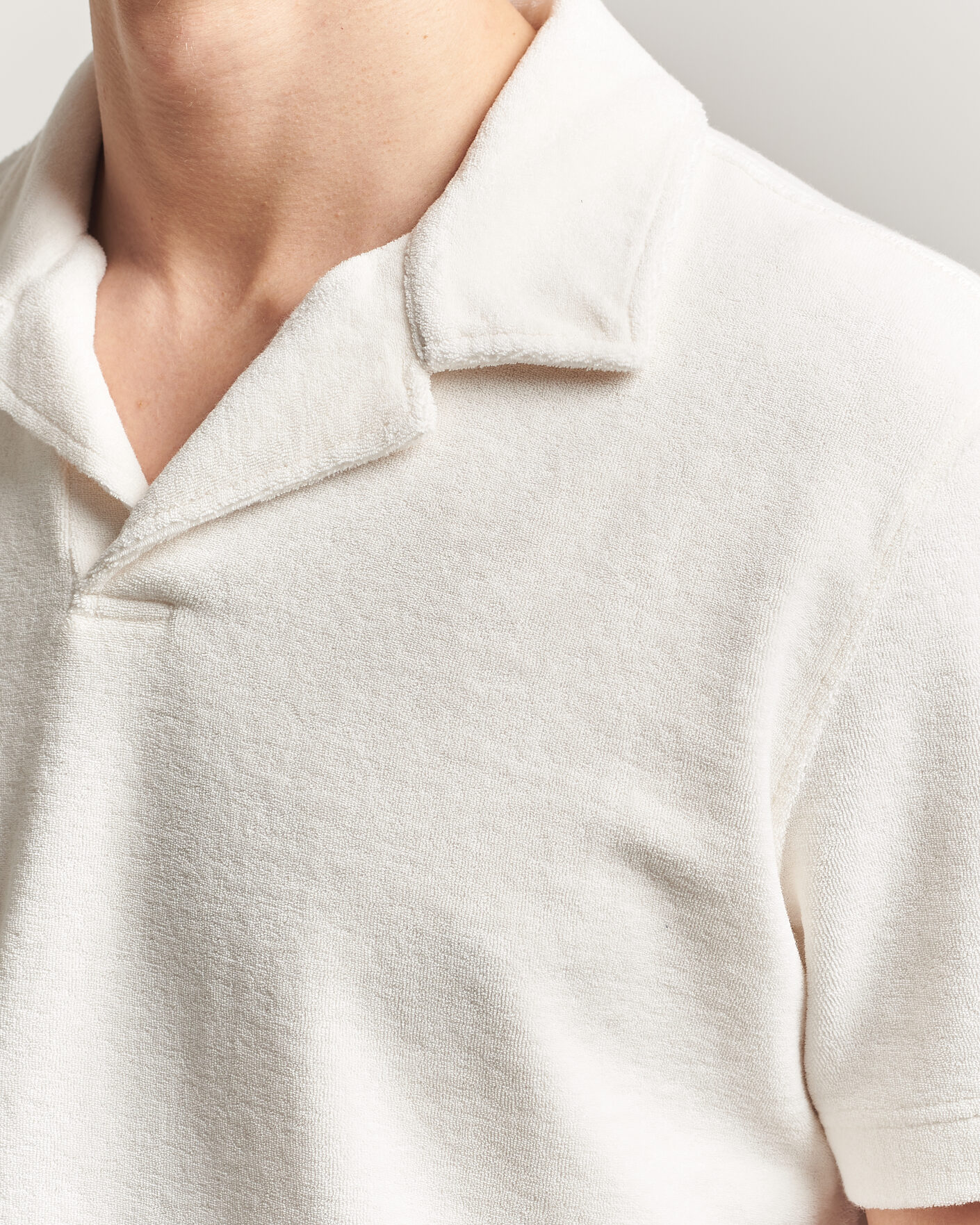 Hombres | Polos | Orlebar Brown | Terry Resort Polo Thasos Beach