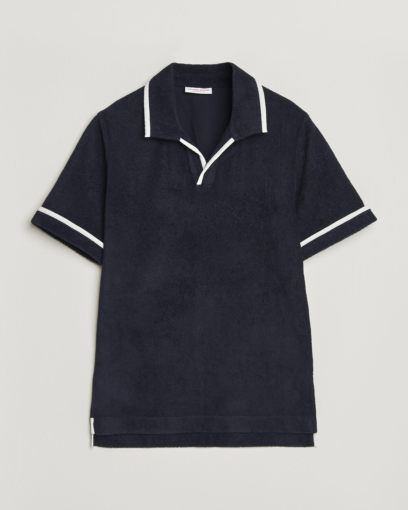 Hombres | Polos | Orlebar Brown | Ellery Towelling Polo Night Iris
