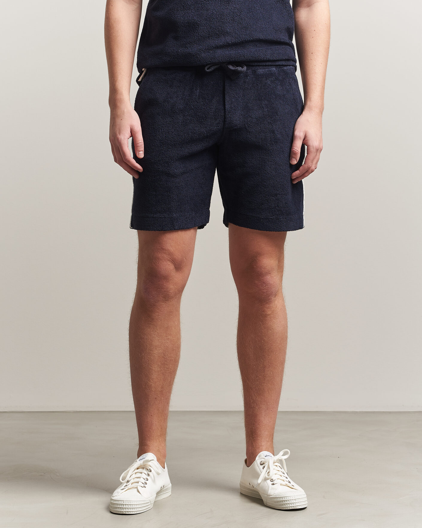Hombres | Pantalones cortos | Orlebar Brown | Trevone Towelling Shorts Night Iris