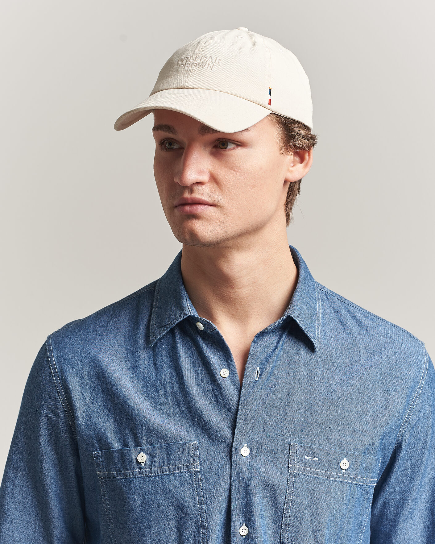 Hombres | Sombreros y gorras | Orlebar Brown | Berney Cotton Cap Chai