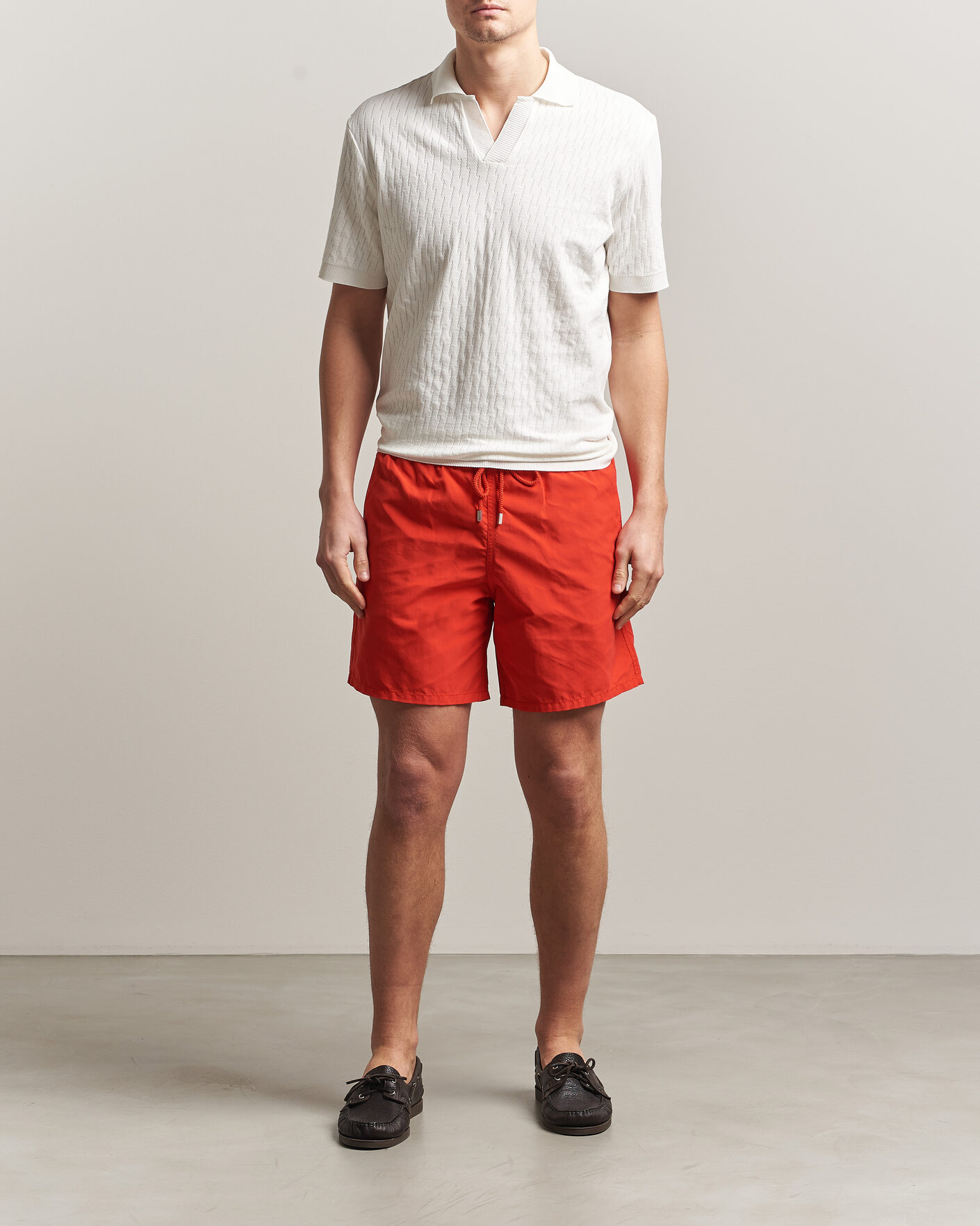 Hombres | Bañadores | Vilebrequin | Moorea Swimshorts Coquelicot