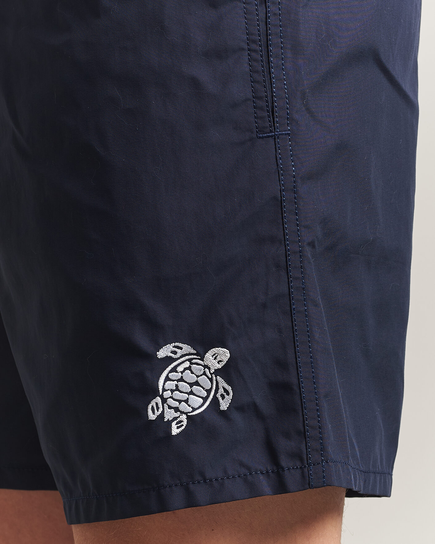 Hombres | Bañadores | Vilebrequin | Moka Swimshorts Marine/Blanc