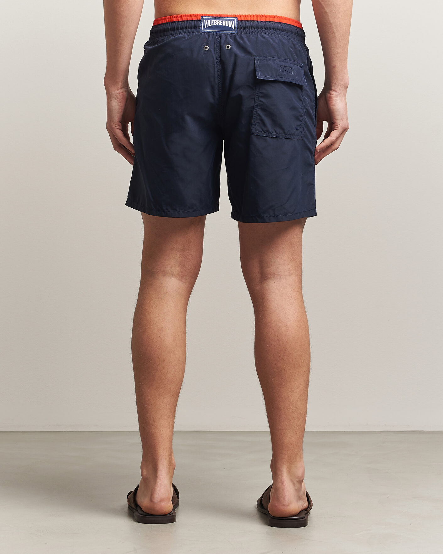 Hombres | Bañadores | Vilebrequin | Moka Swimshorts Marine/Rouge